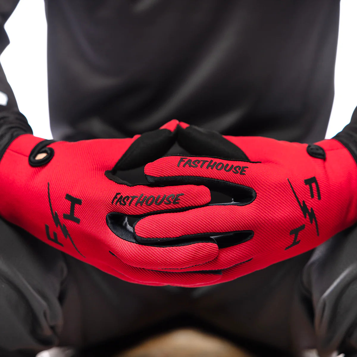 Fasthouse Carbon Eternal MX Glove Red