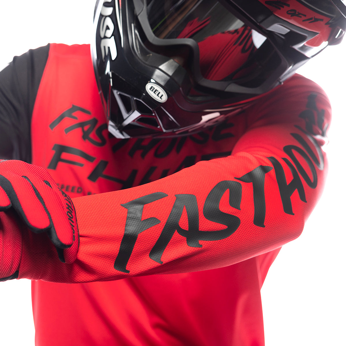 Fasthouse Carbon Method MX Jersey - Red/Black