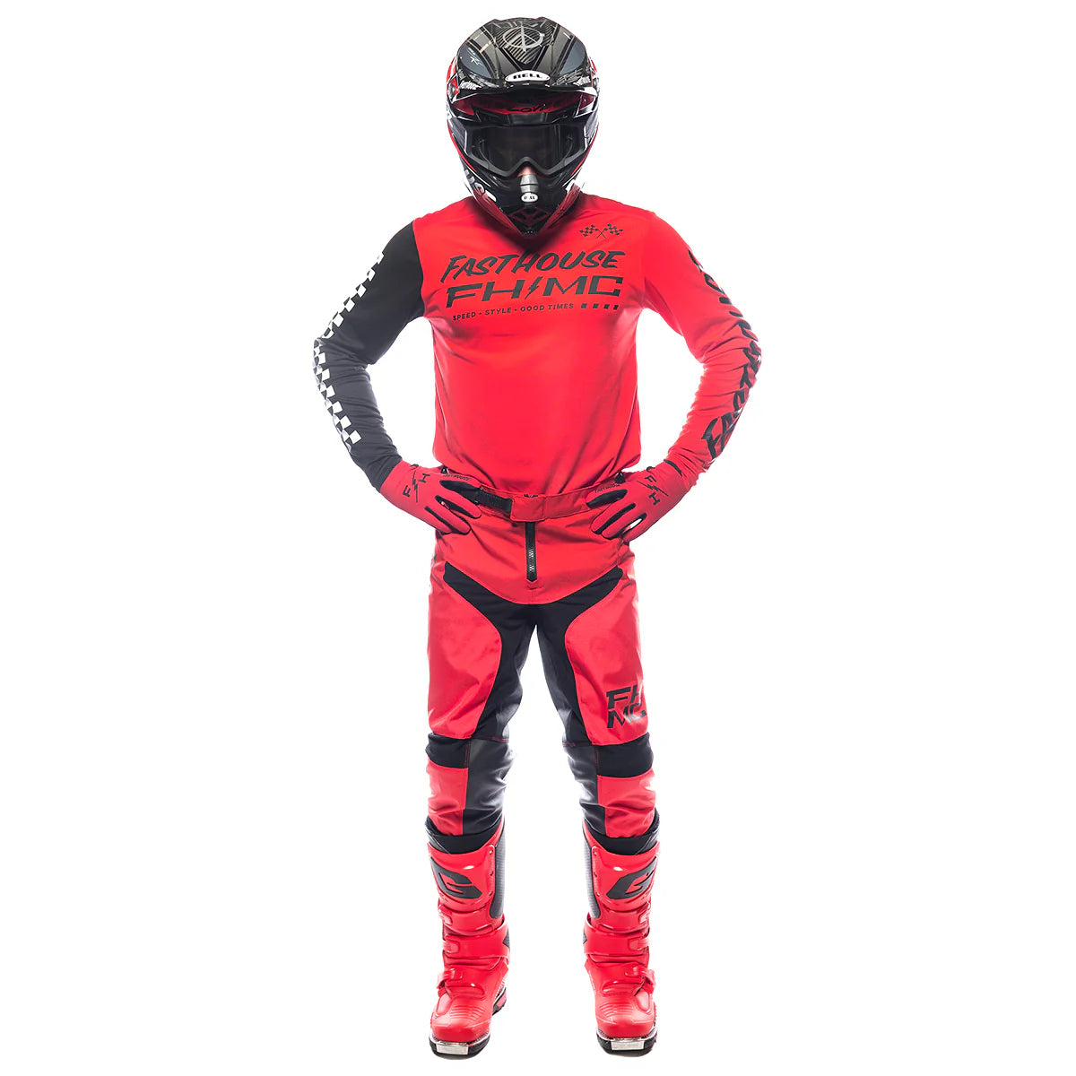 Fasthouse Carbon Method MX Pant Red/Black