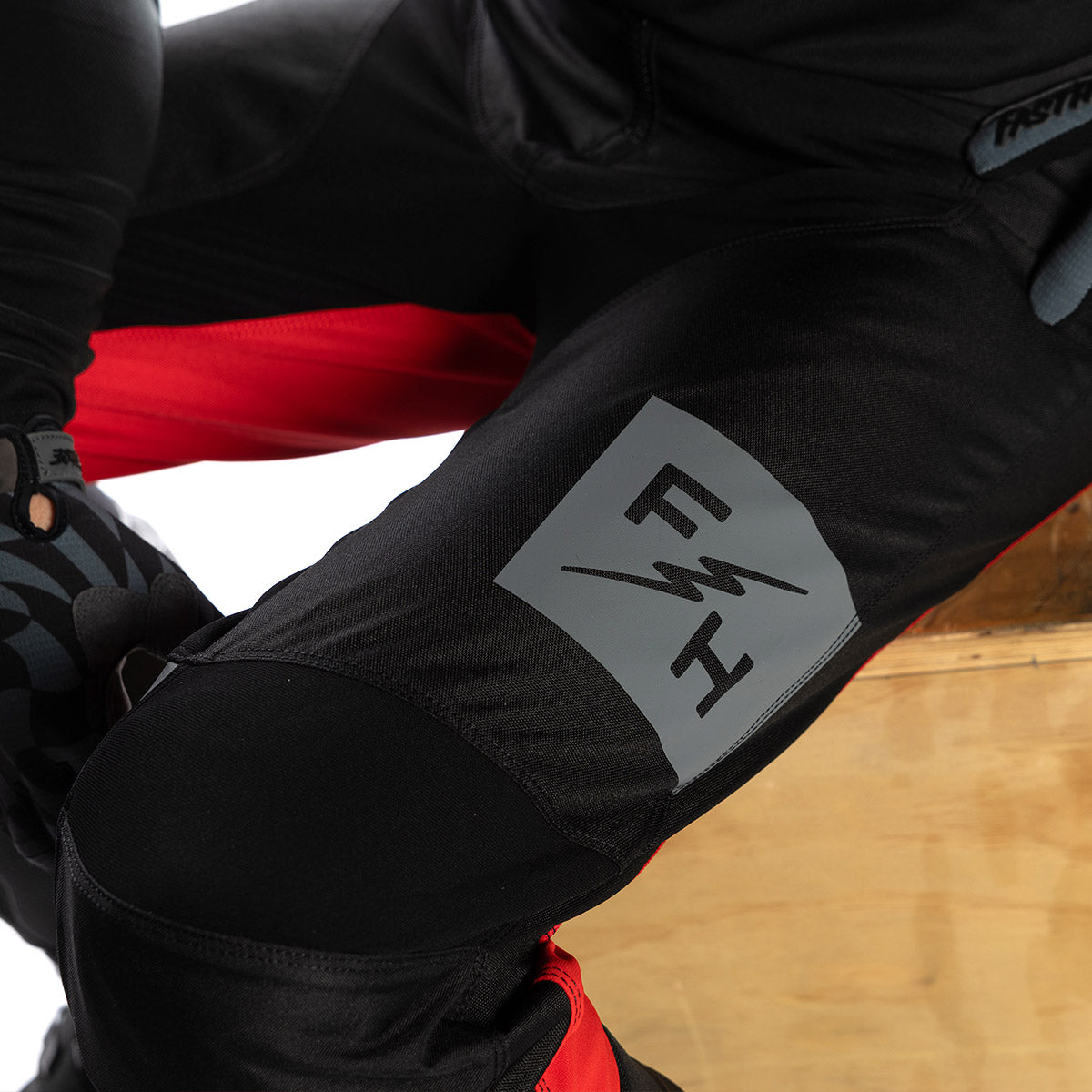 Fasthouse Carbon Echo MX Pant - Black/Racing Red