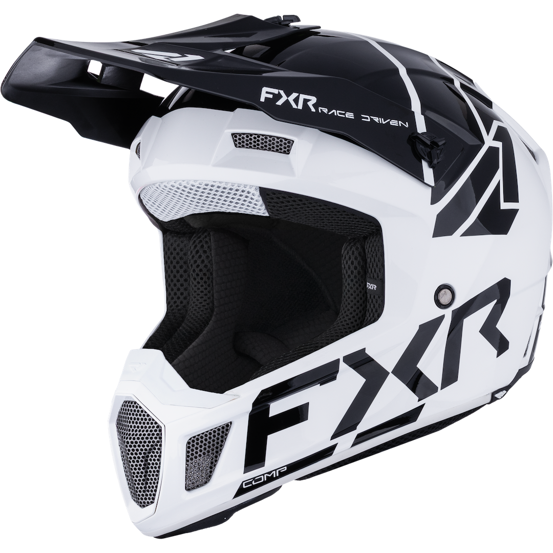 FXR Clutch Comp MX Helmet 2026 White/Black