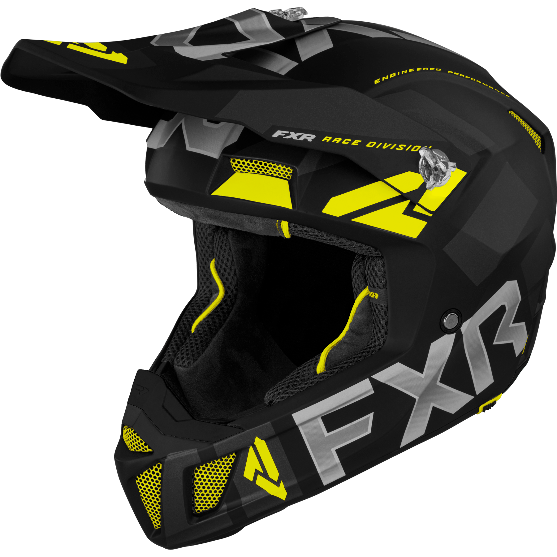 FXR Clutch EVO Helmet Black/Hi-Vis
