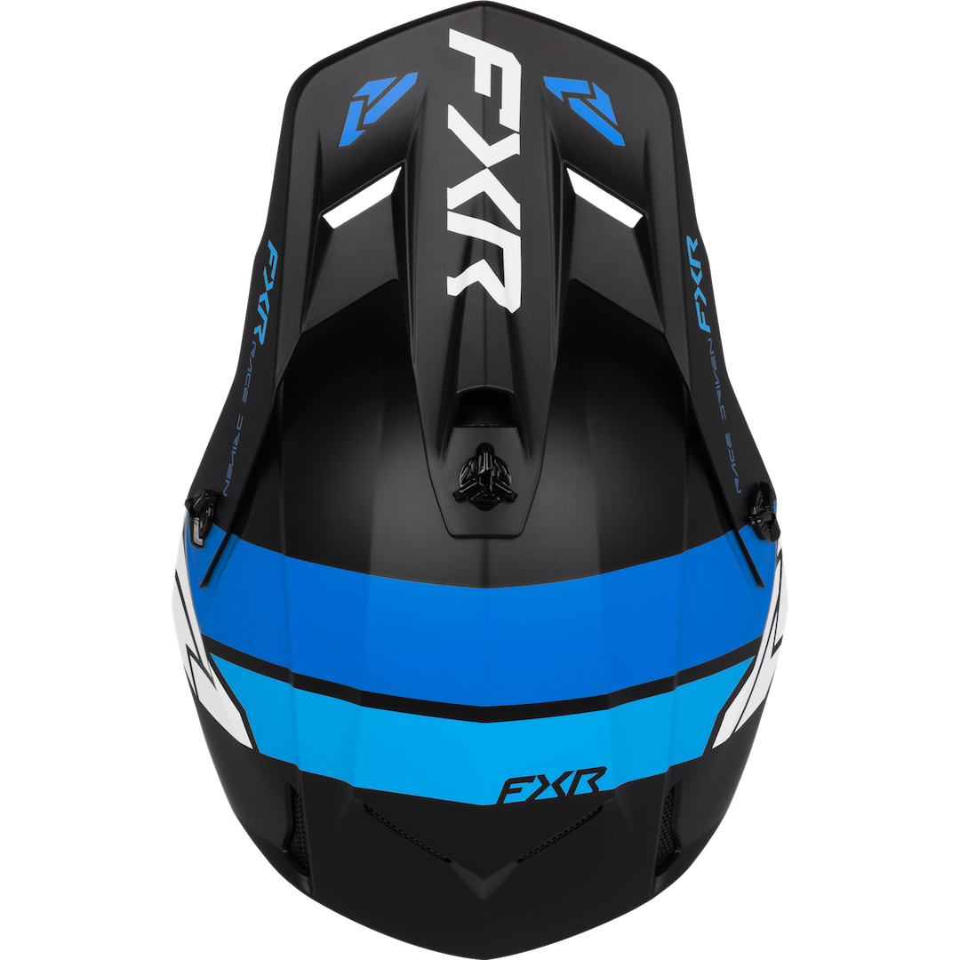 FXR Clutch ECE 22.06 MX Helmet 2027 Blue/Cyan