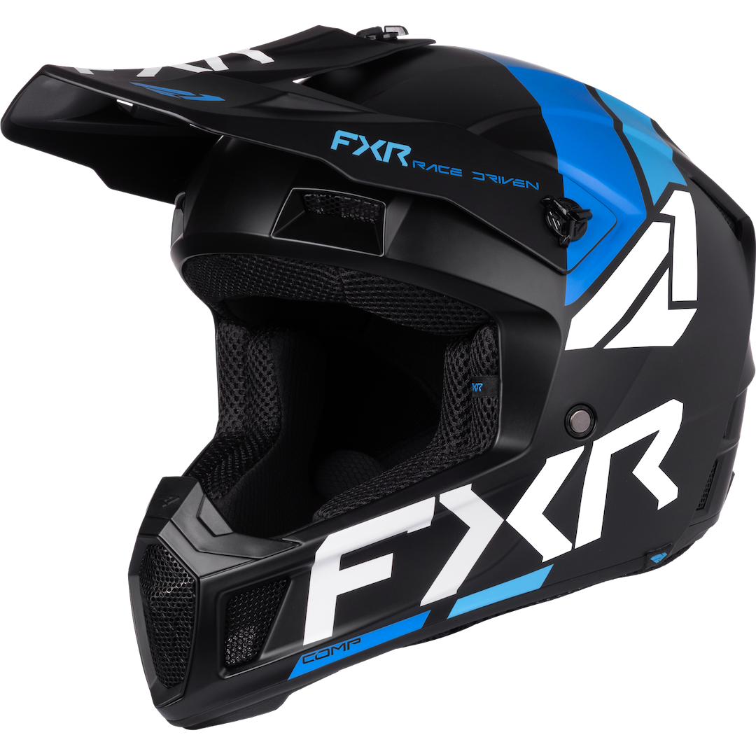 FXR Clutch ECE 22.06 MX Helmet 2027 Blue/Cyan