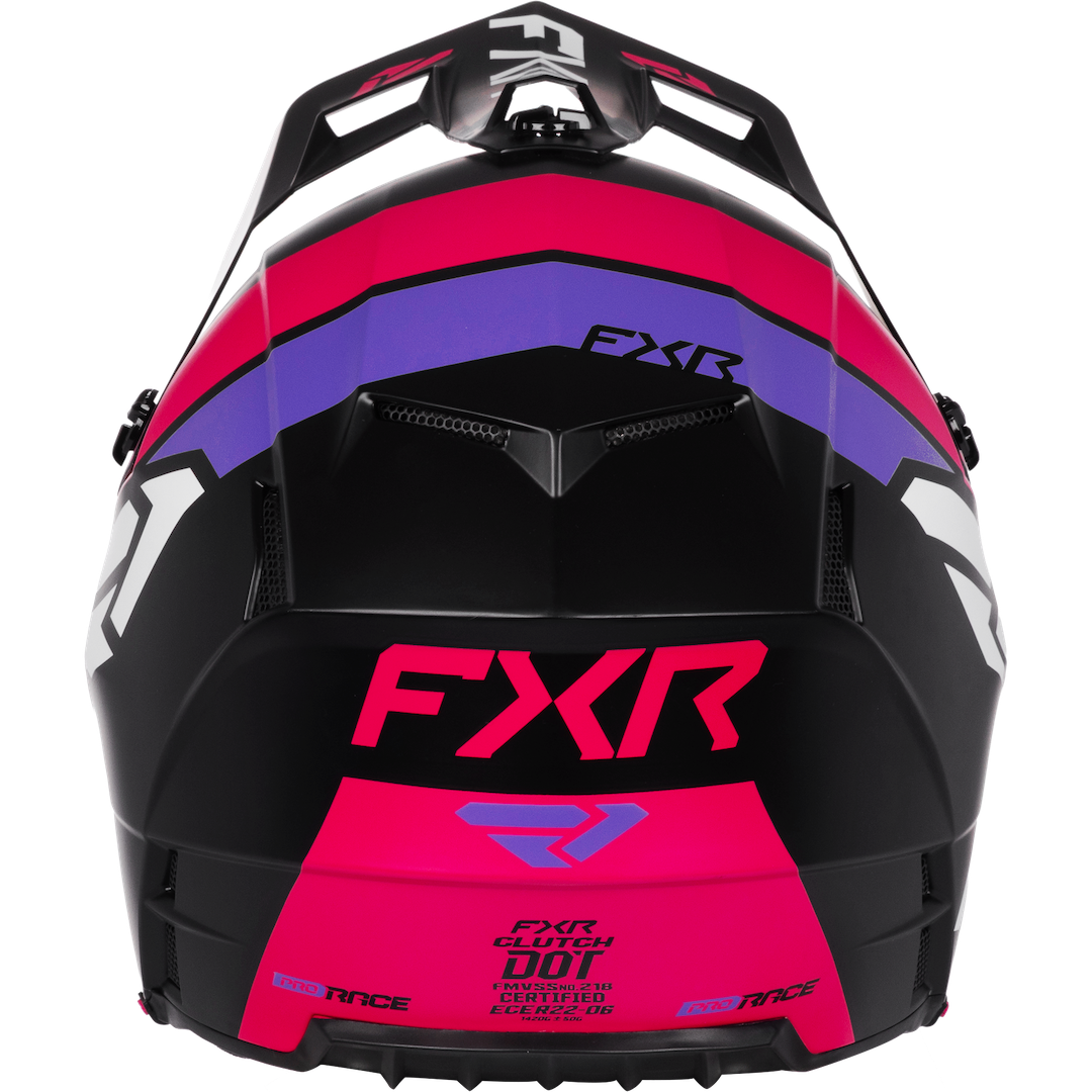 FXR Clutch ECE 22.06 MX Helmet 2027 Razz/Lavender