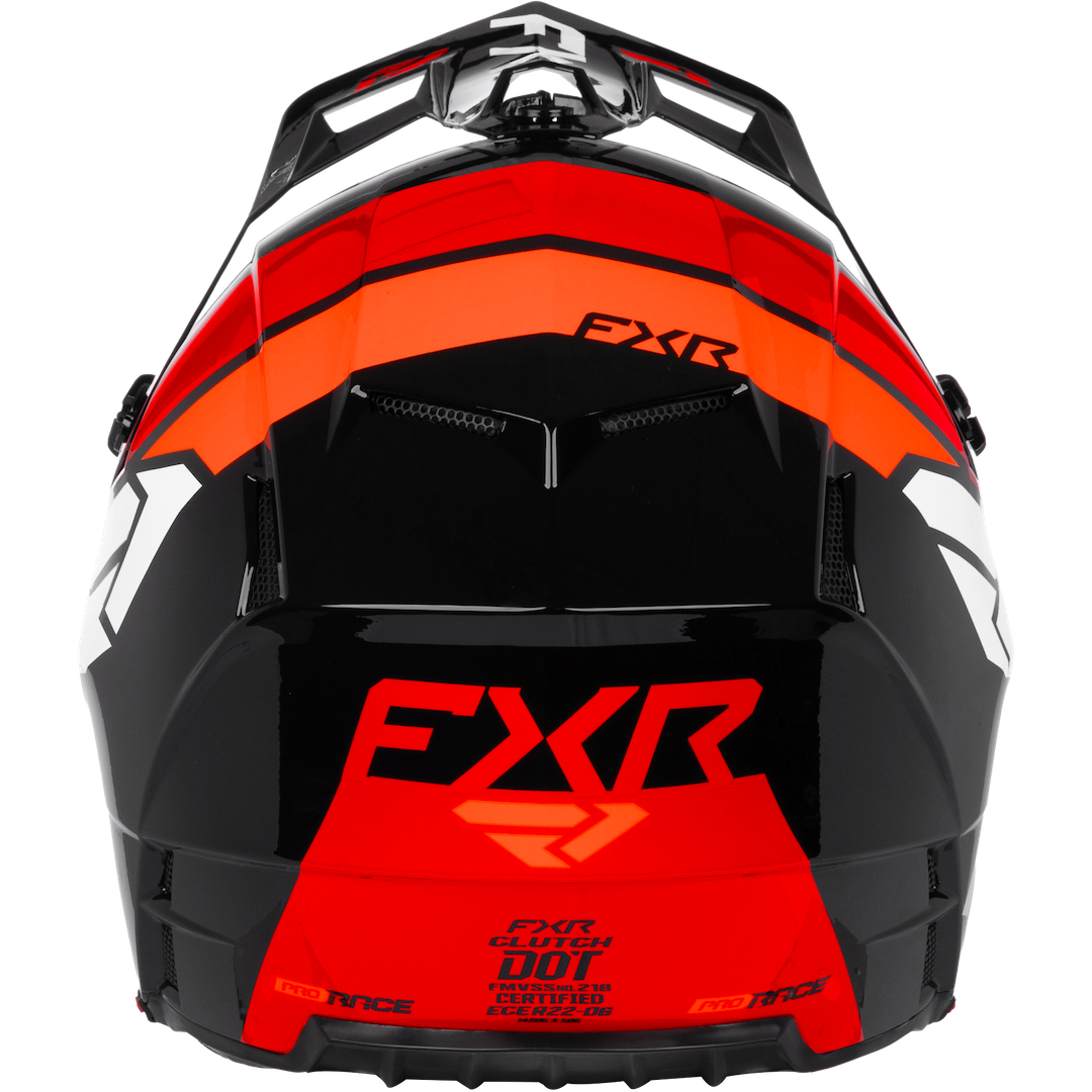 FXR Clutch ECE 22.06 MX Helmet 2027 Red/Orange
