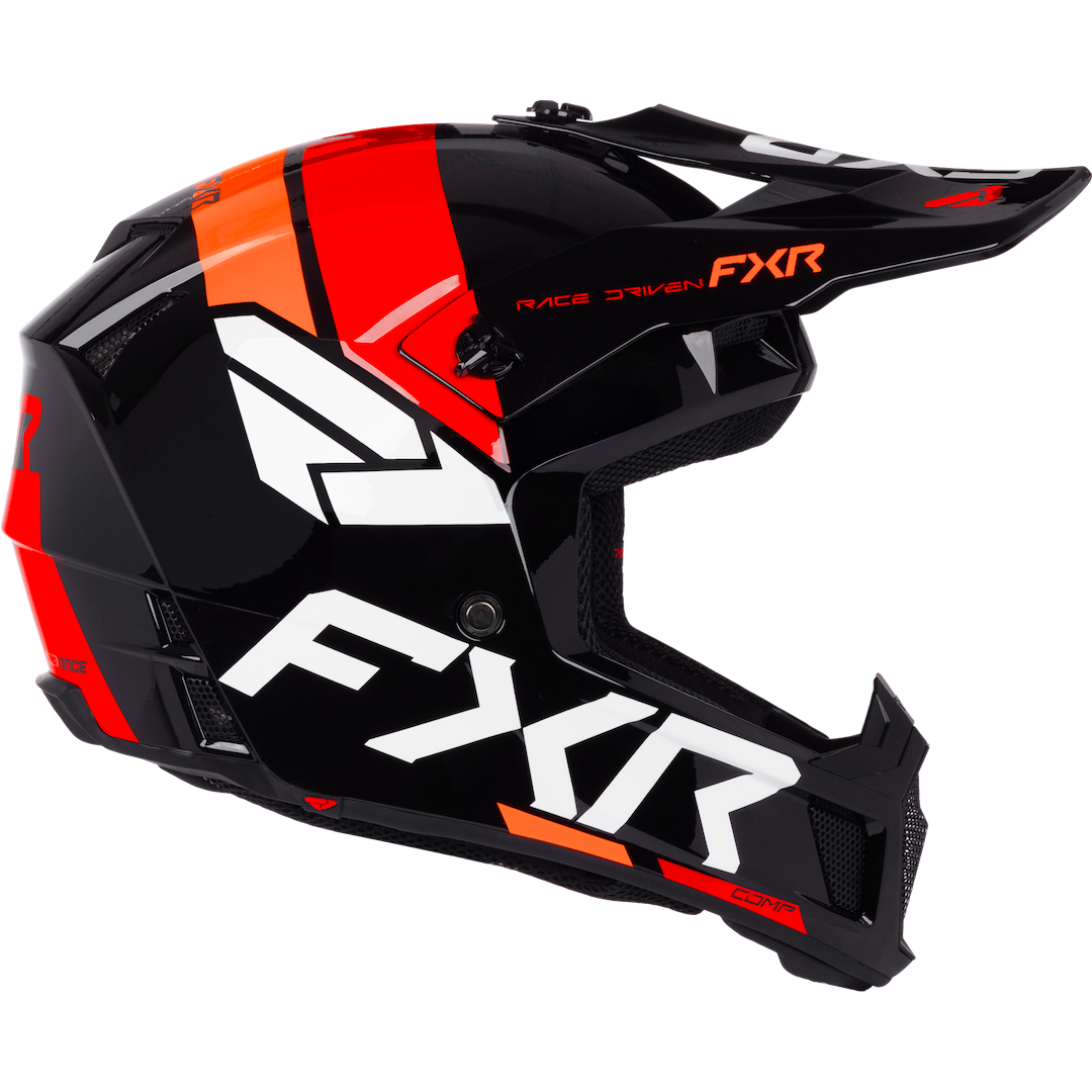 FXR Clutch ECE 22.06 MX Helmet 2027 Red/Orange