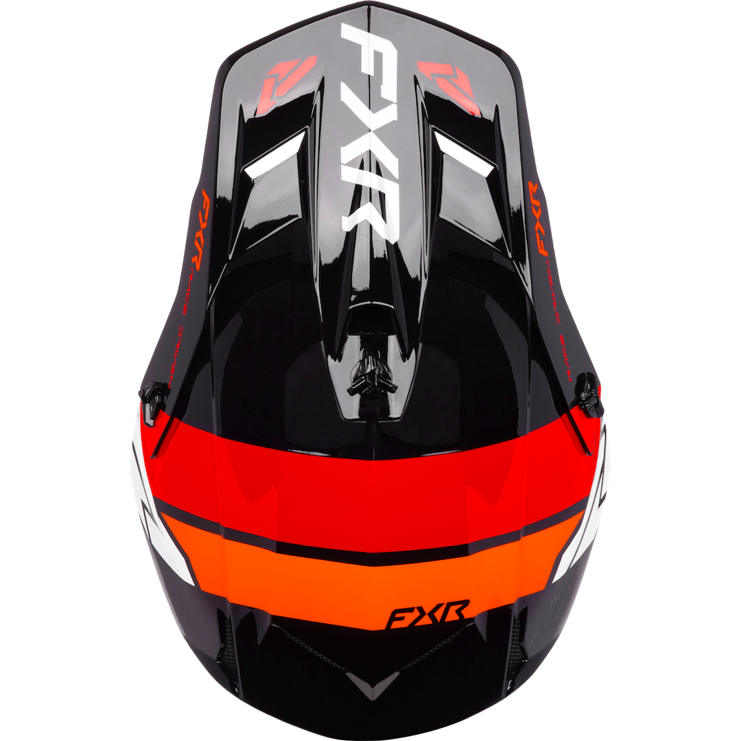 FXR Clutch ECE 22.06 MX Helmet 2027 Red/Orange