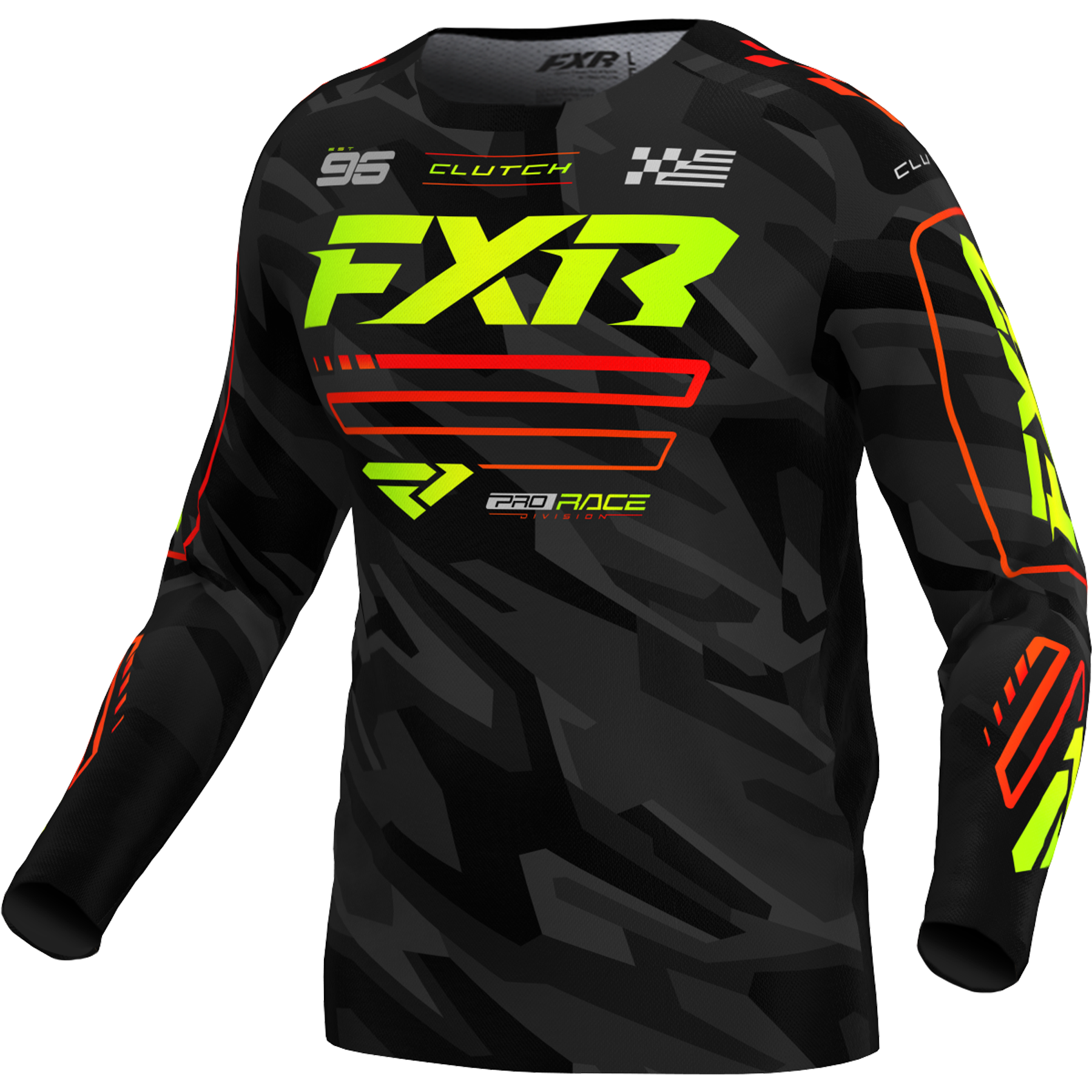 FXR Clutch MX Jersey 2025 Nuke/HiVis/Camo