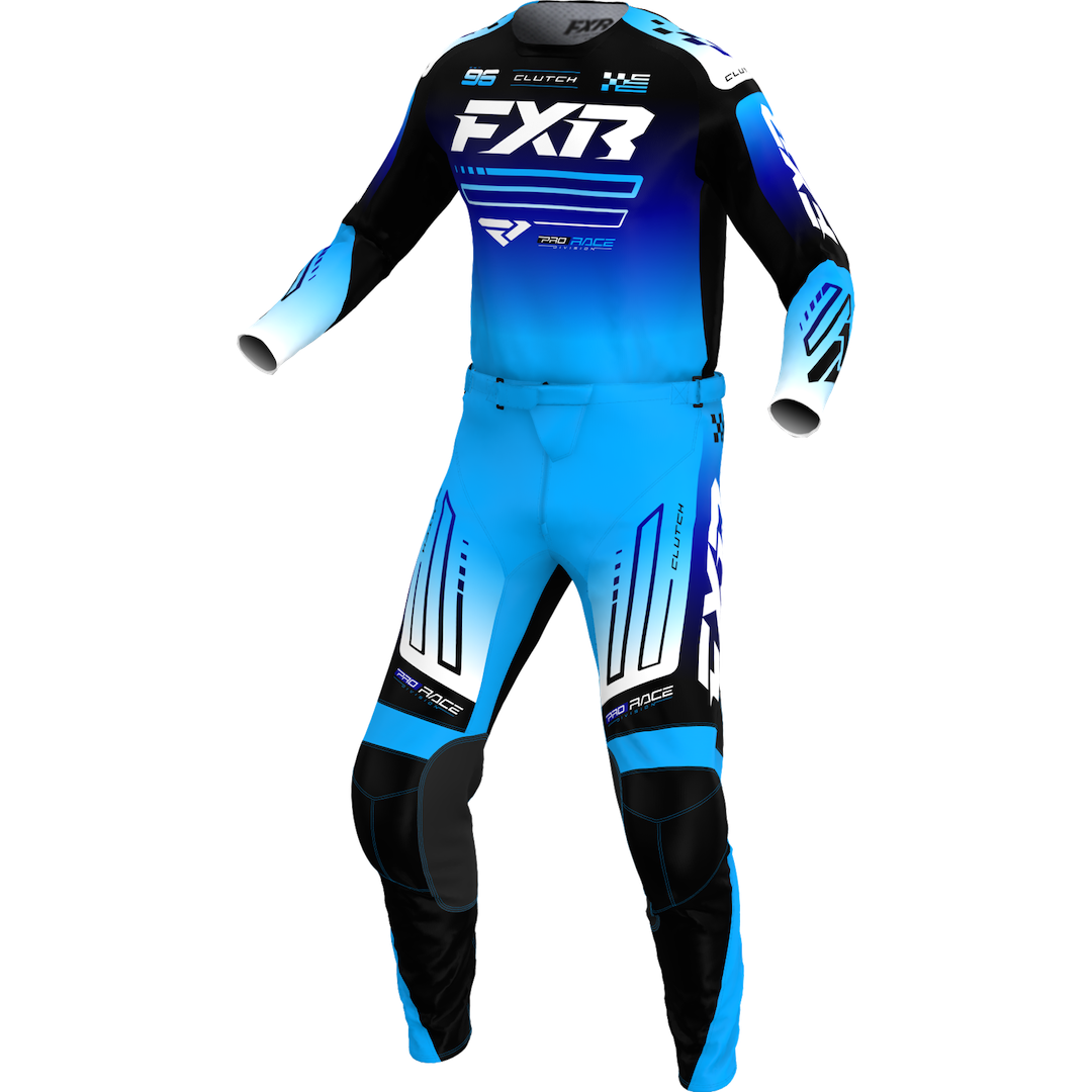 FXR Clutch 2026 MX Kit Combo Blue/Black/White