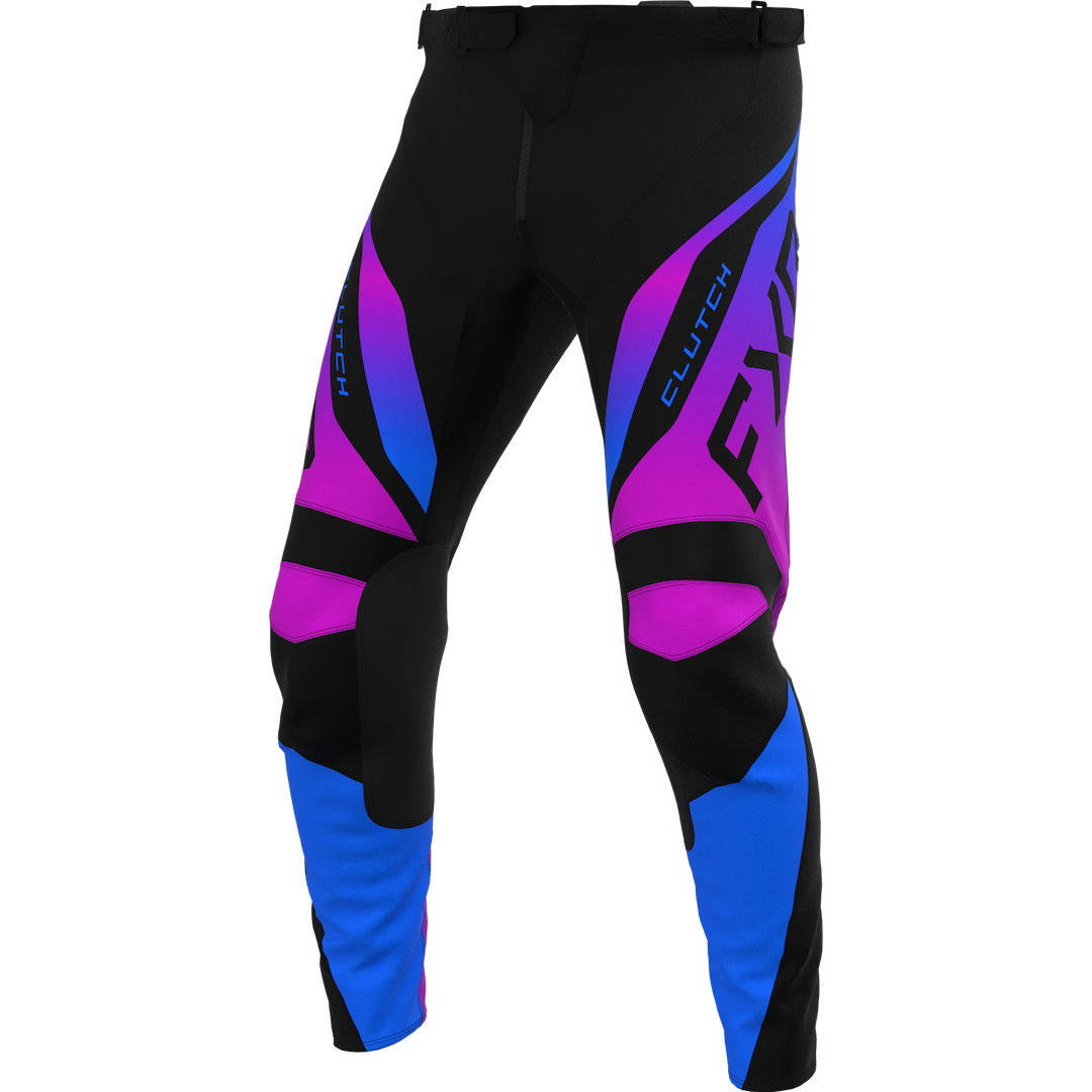 FXR Clutch MX Pant 2027 Black/Blue/Purple