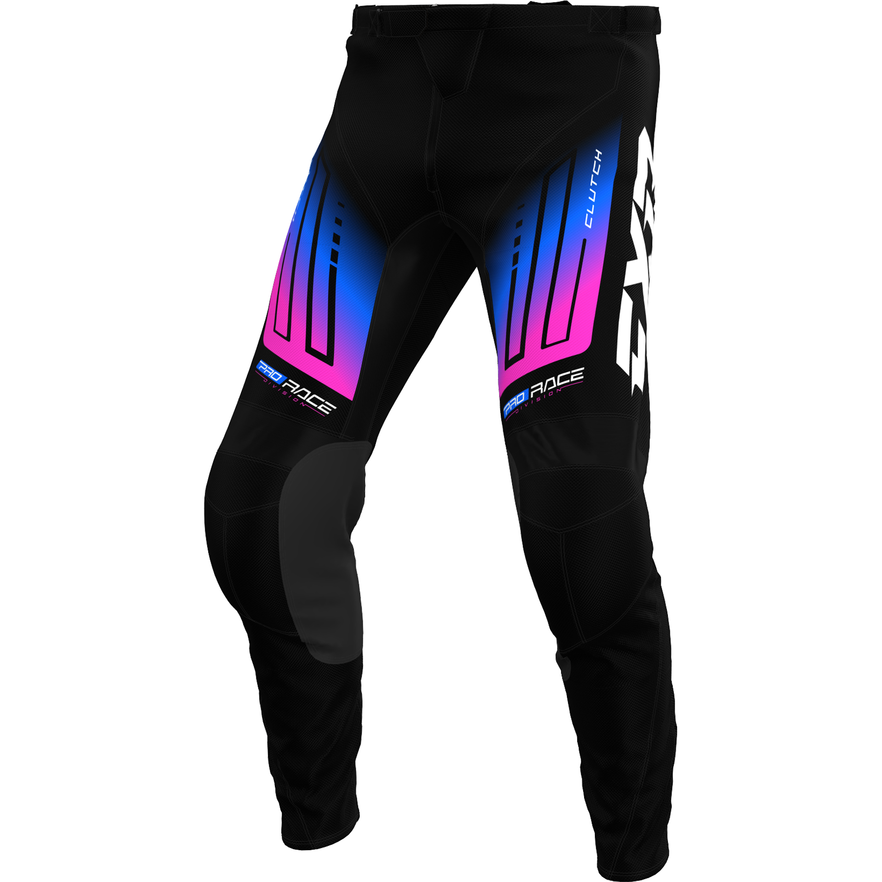 FXR KIDS Clutch MX Pant 2025 Black/Blue/Pink