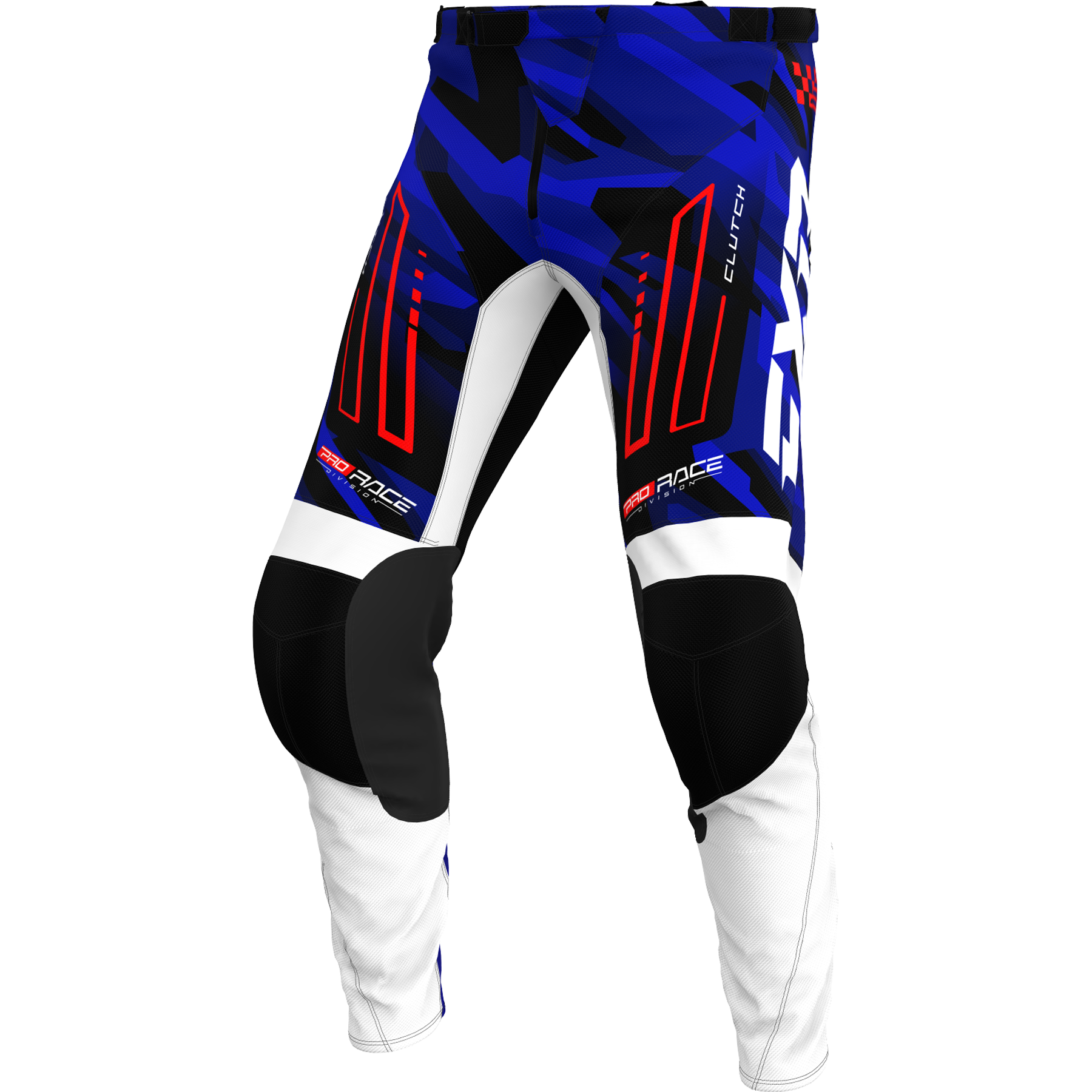 FXR YOUTH Clutch MX Pant 2025 Blue Camo/Red