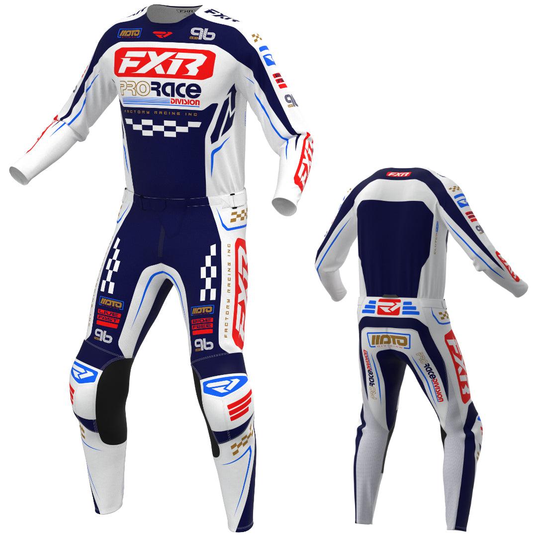 FXR Clutch Pro 2027 MX Kit Combo Navy/White/Red