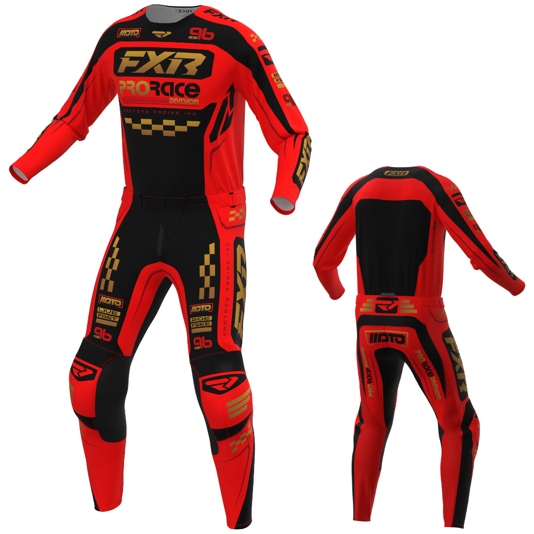 FXR Clutch Pro 2027 MX Kit Combo Red/Black/Gold