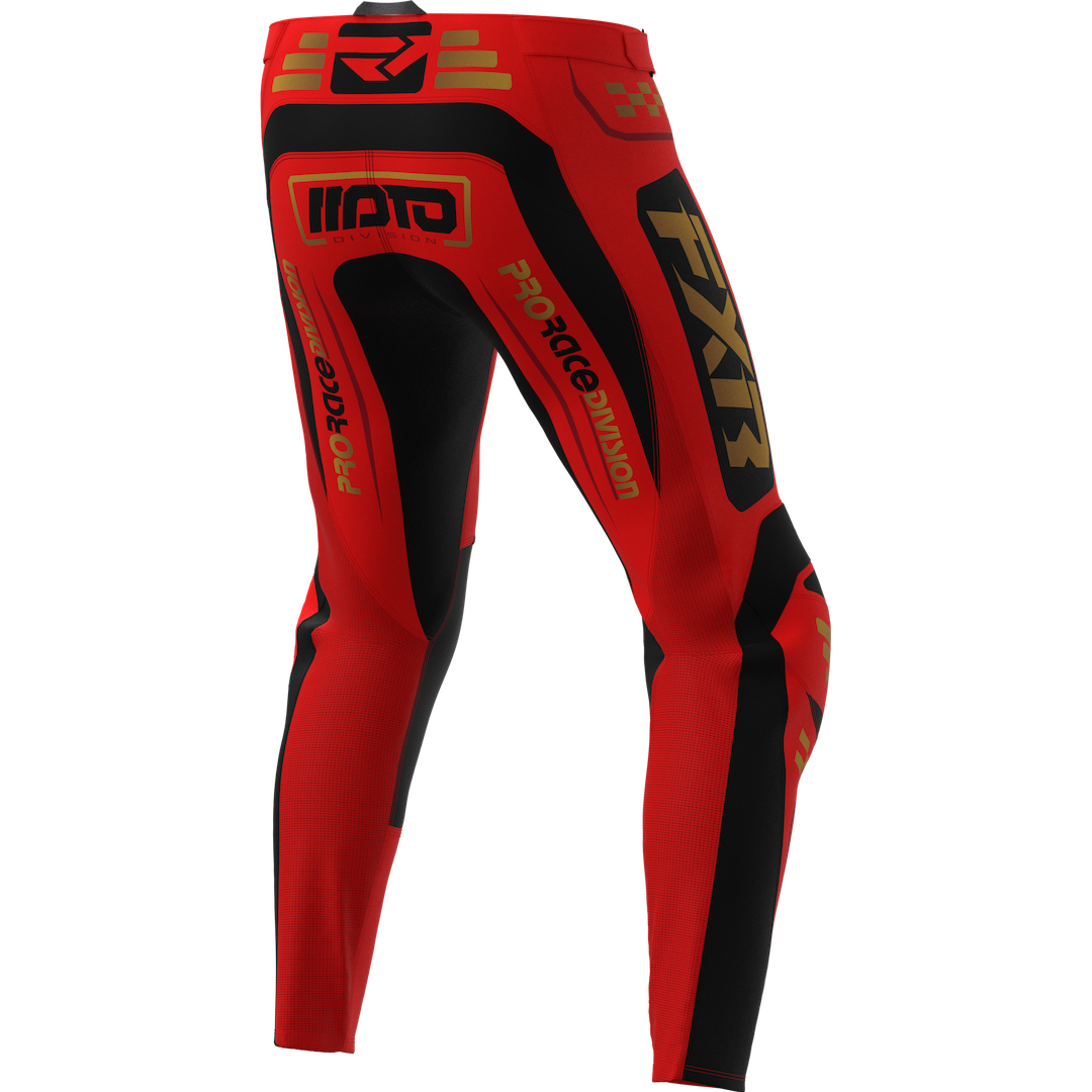 FXR Clutch Pro MX Pant 2027 Red/Black/Gold