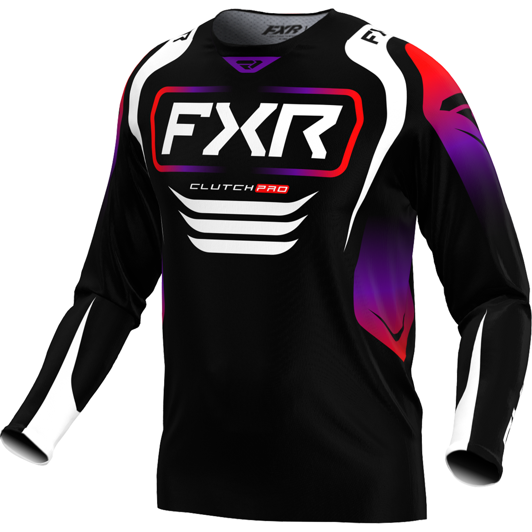 FXR Clutch Pro MX Jersey 2025 Black/Red/Purple