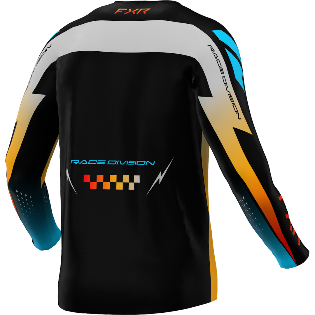 FXR Clutch Pro MX Jersey 2026 Grey/Sky/Orange