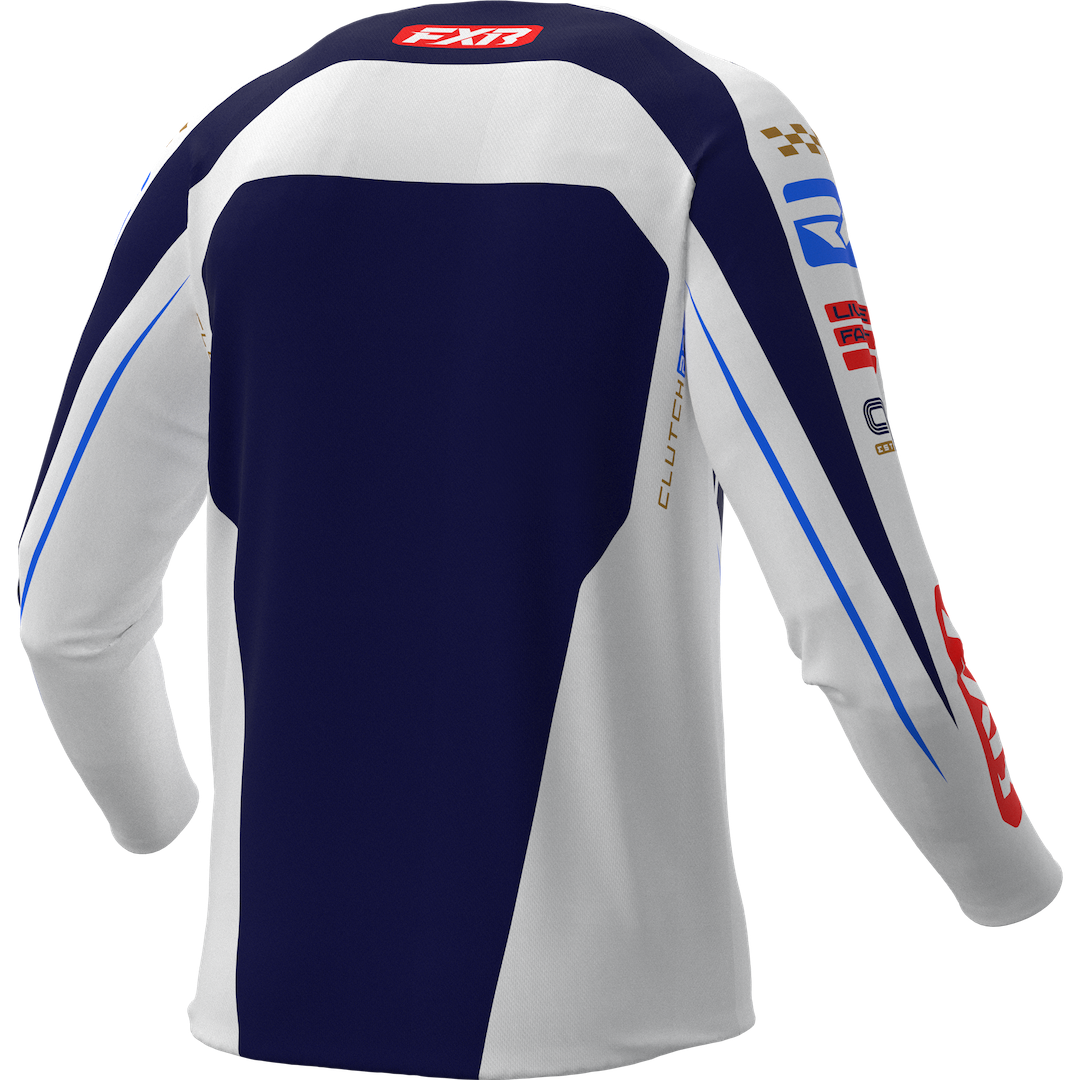 FXR Clutch Pro MX Jersey 2027 Navy/White/Red