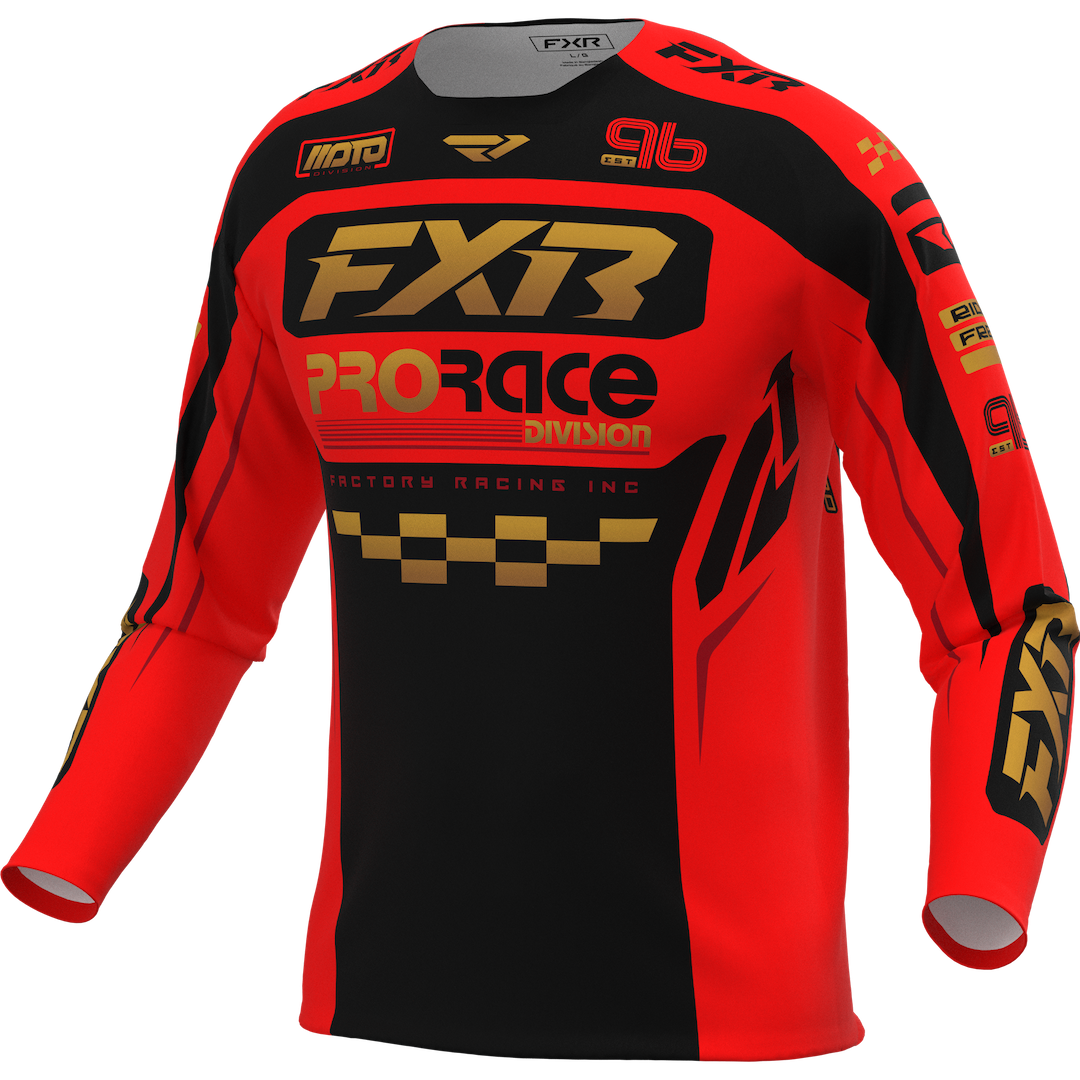 FXR Clutch Pro MX Jersey 2027 Red/Black/Gold
