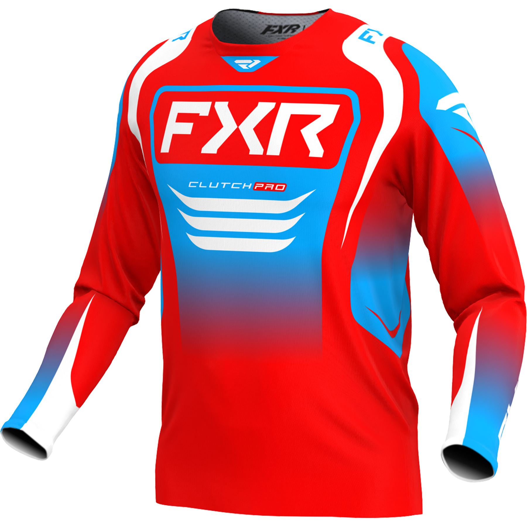 FXR Clutch Pro 2025 MX Kit Combo Red/White/Cyan
