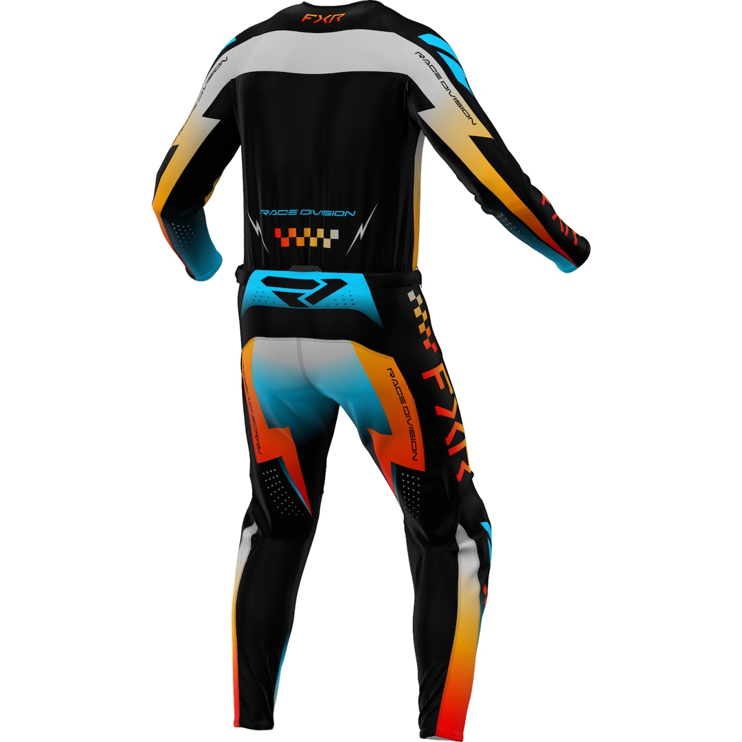 FXR Clutch Pro 2026 MX Kit Combo Grey/Sky/Orange