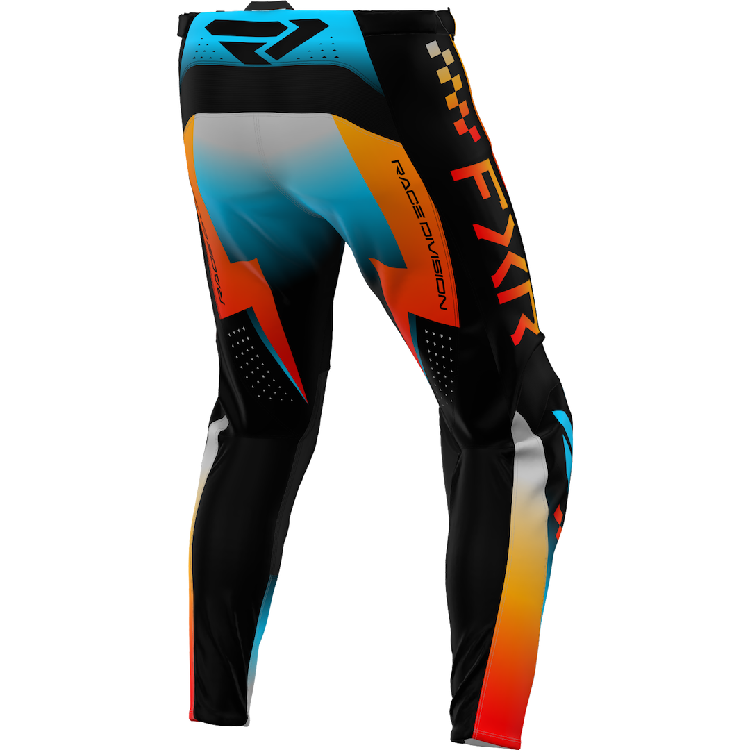 FXR Clutch Pro MX Pant 2026 Grey/Sky/Orange