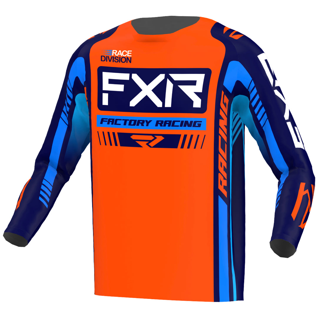 FXR YOUTH Clutch MX Kit Combo Orange/Navy