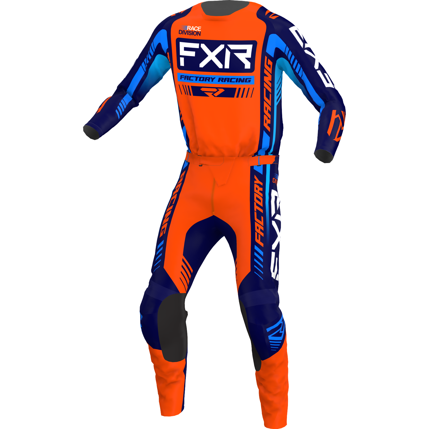 FXR Clutch Pro MX Kit Combo Orange/Navy
