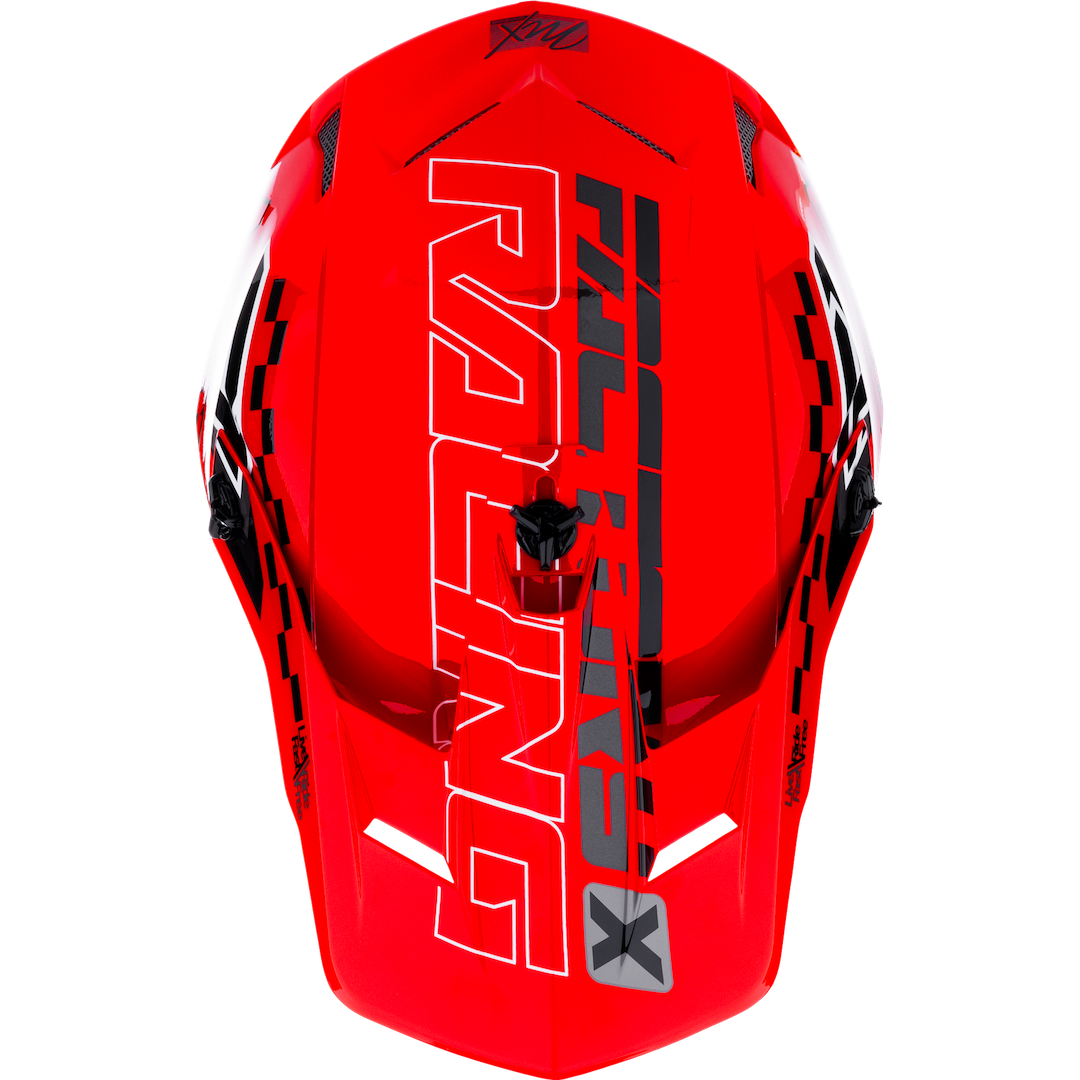 FXR Clutch Race Div MX Helmet 2026 Red