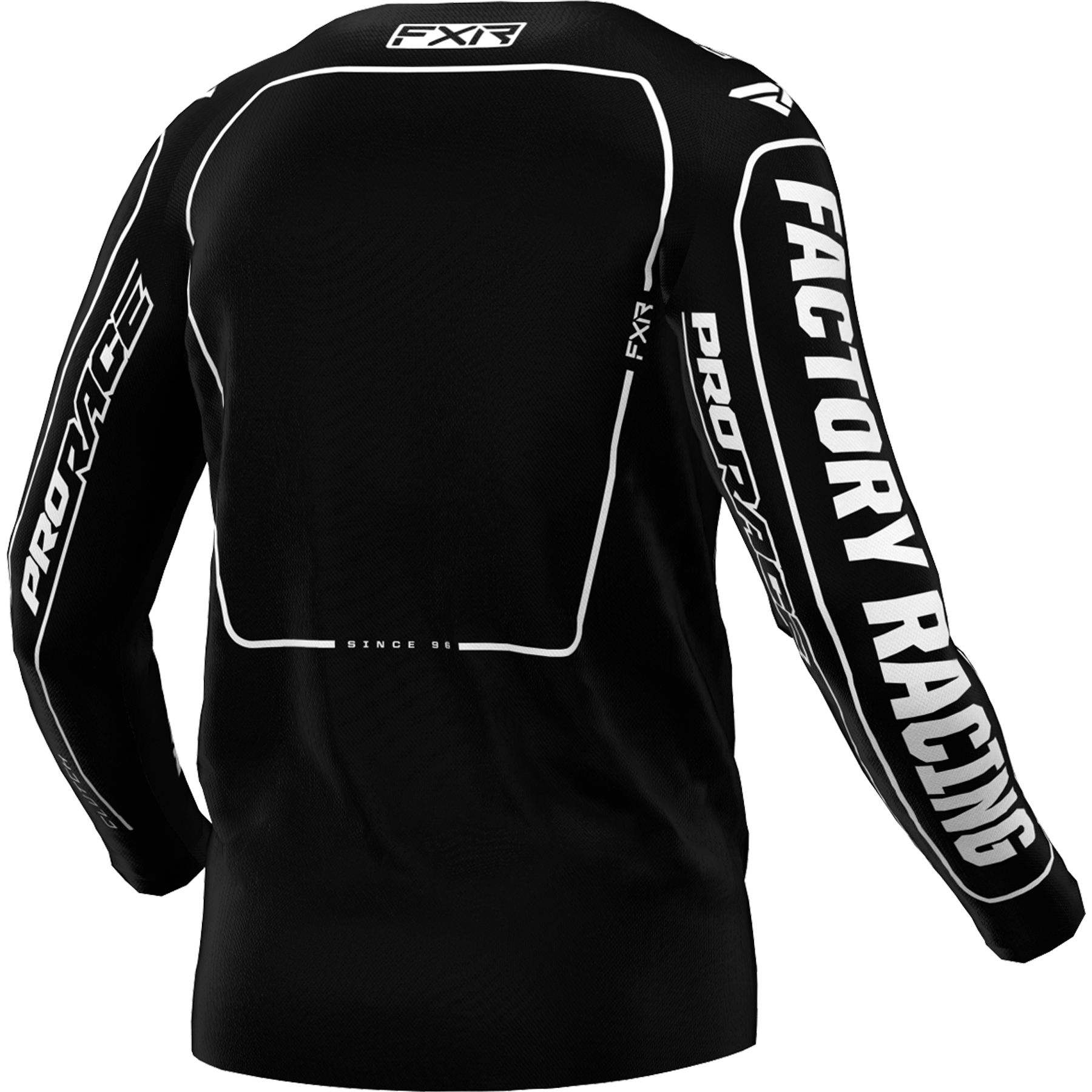 FXR Clutch MX Jersey 2024 Black/White