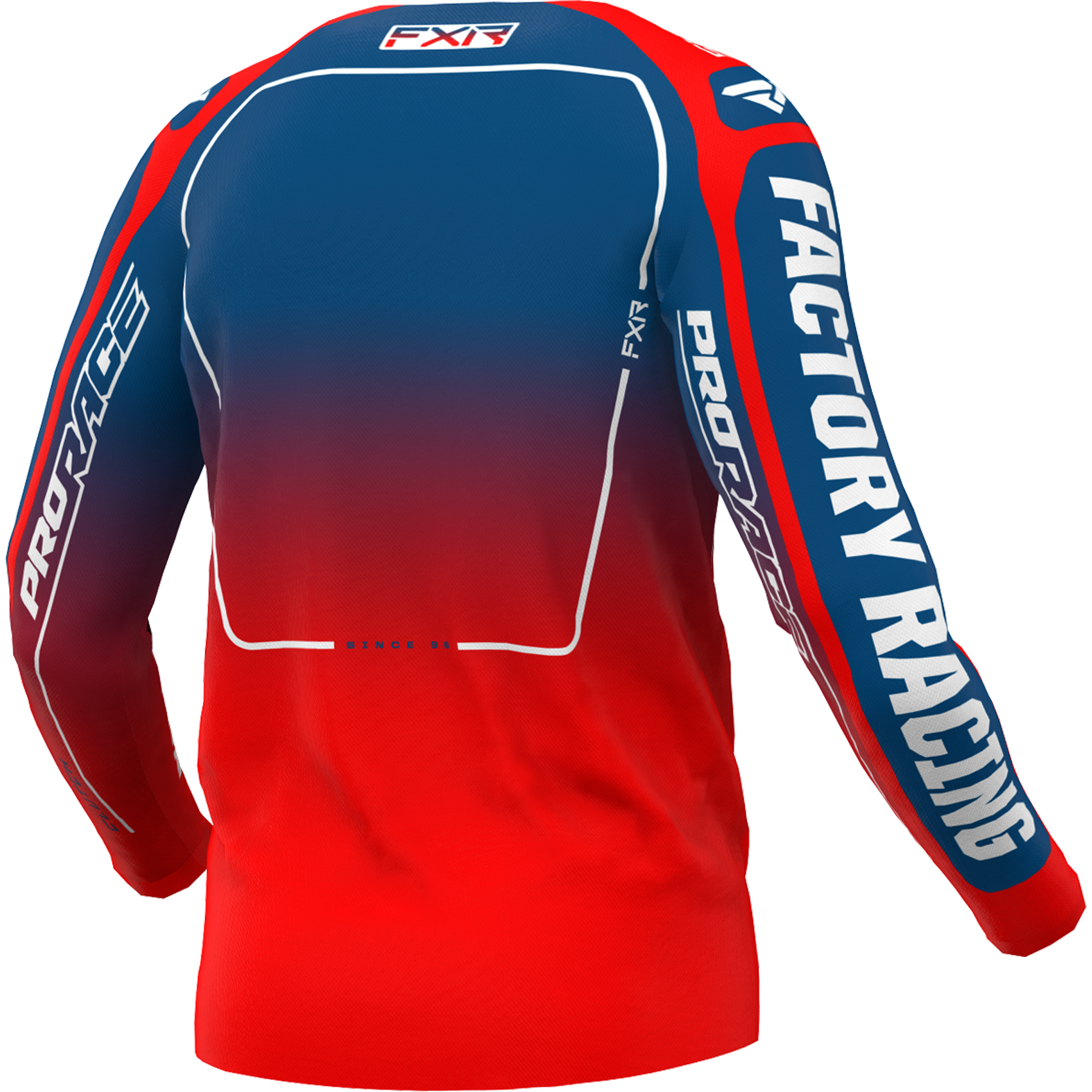 FXR Clutch MX Jersey 2024 Slate/Red