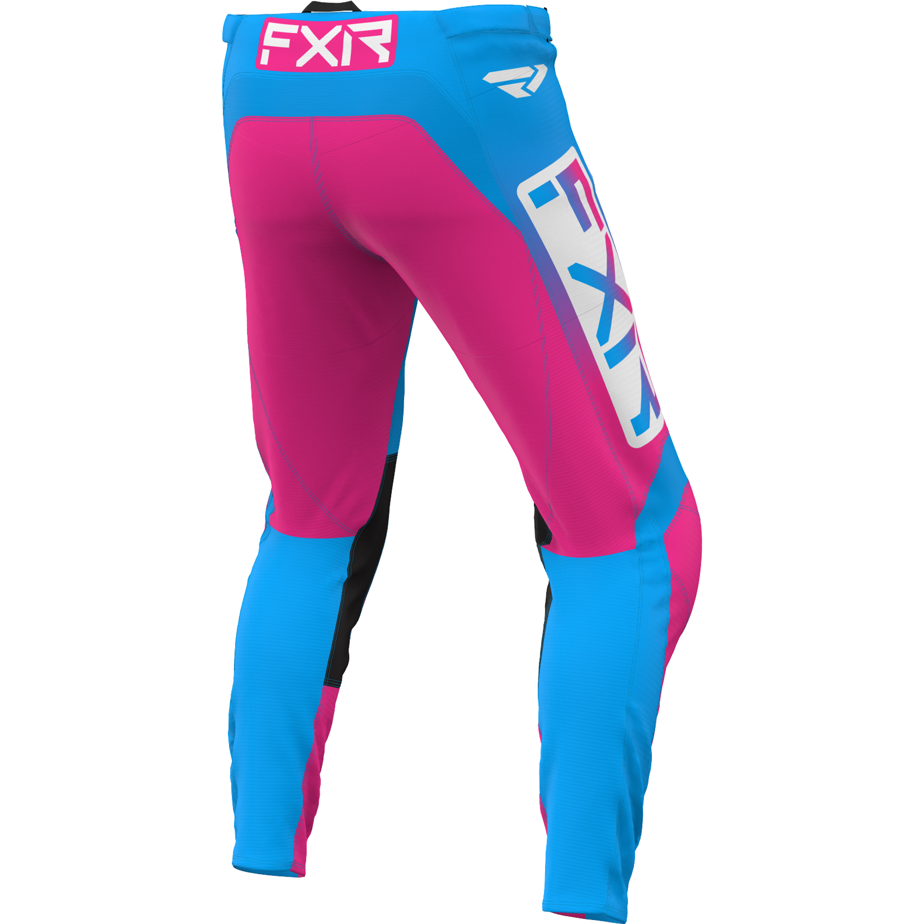 FXR Clutch MX Pant 2024 Cyan/E-Pink
