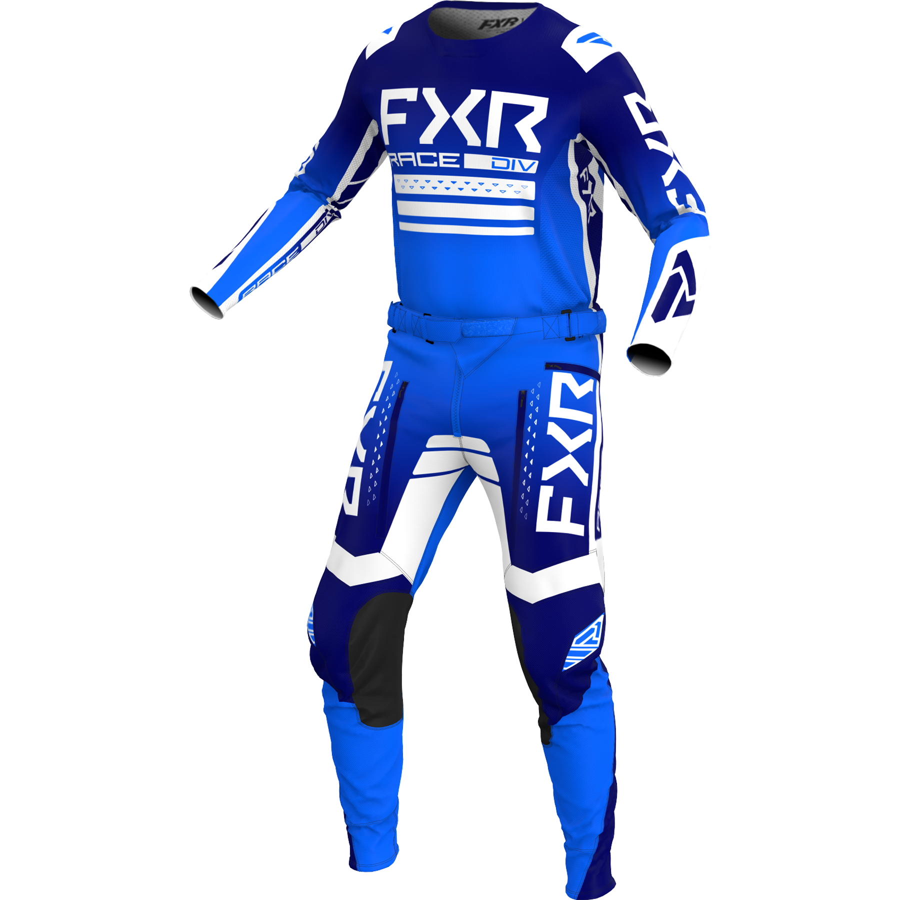 FXR Contender MX Kit Combo Navy/Blue