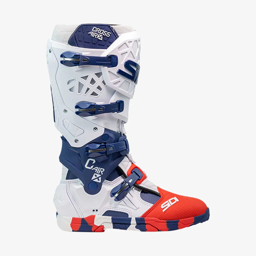 Sidi Crossair X CE Boots White/Navy/Red