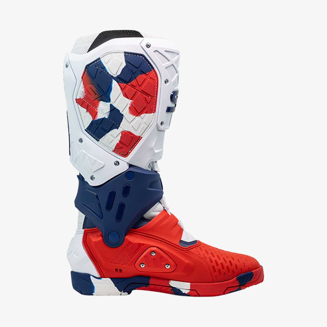 Sidi Crossair X CE Boots White/Navy/Red