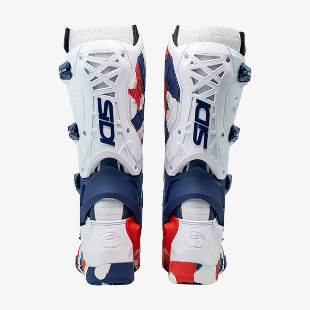 Sidi Crossair X CE Boots White/Navy/Red