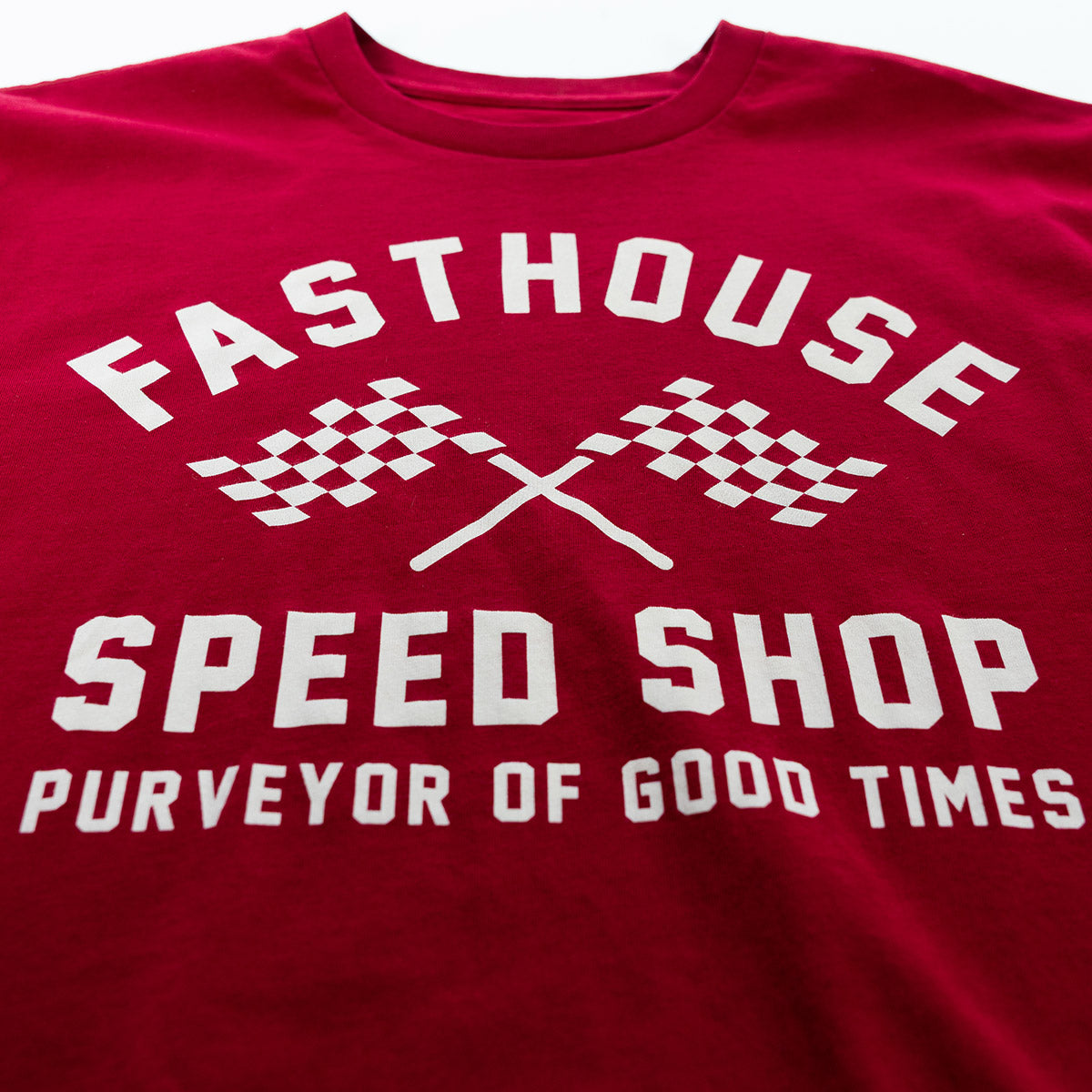Fasthouse Crossroad Tee - Cardinal