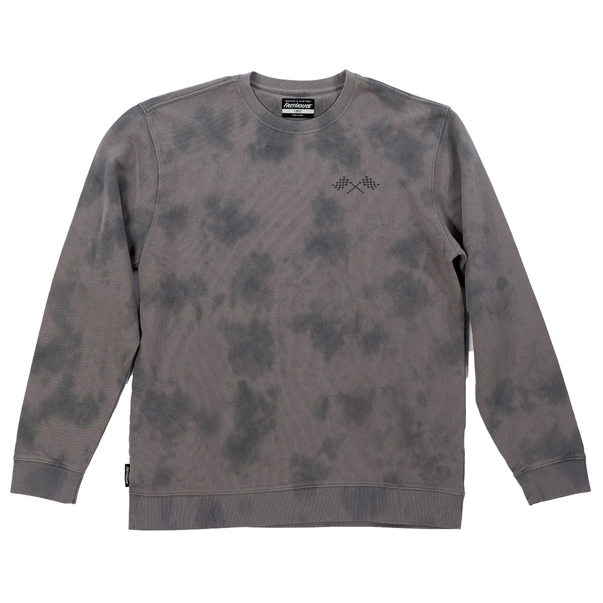 Fasthouse Crossroad Crew Neck Pullover - Shadow Crystal Wash