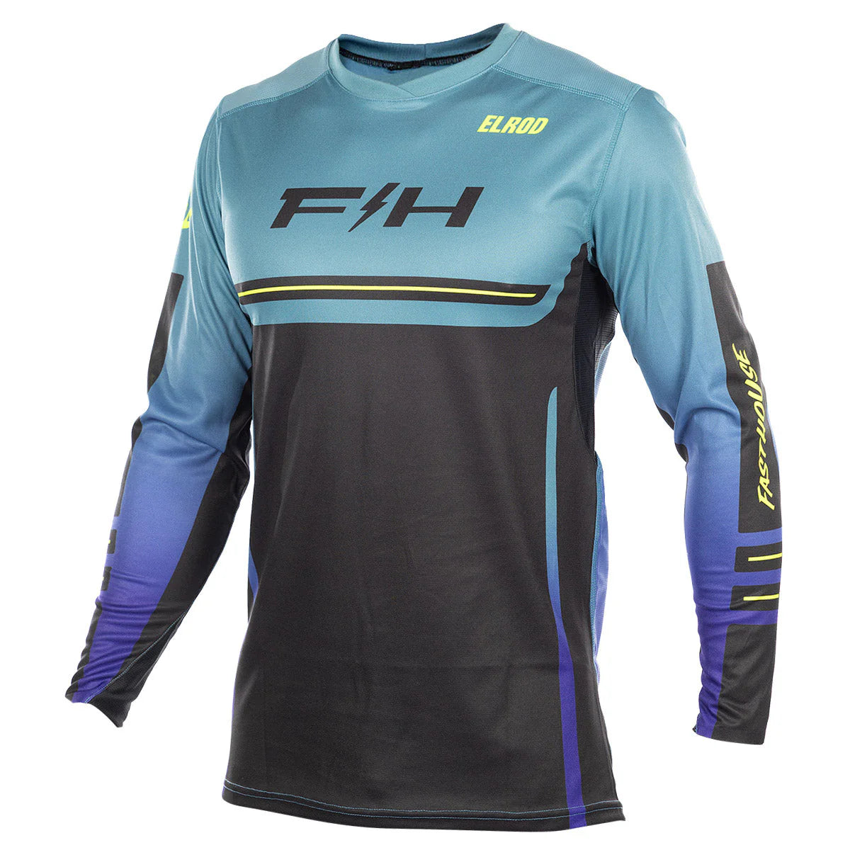 Fasthouse Elrod React MX Kit Combo - Light Indigo/Black