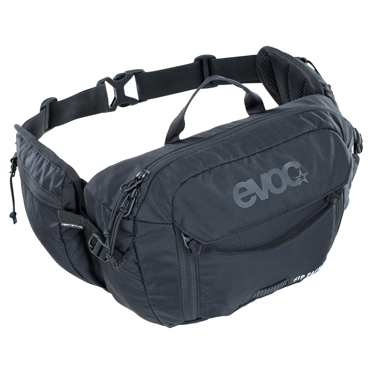 EVOC Hip Pack Hydration Pack 3L With 1.5L Bladder Black