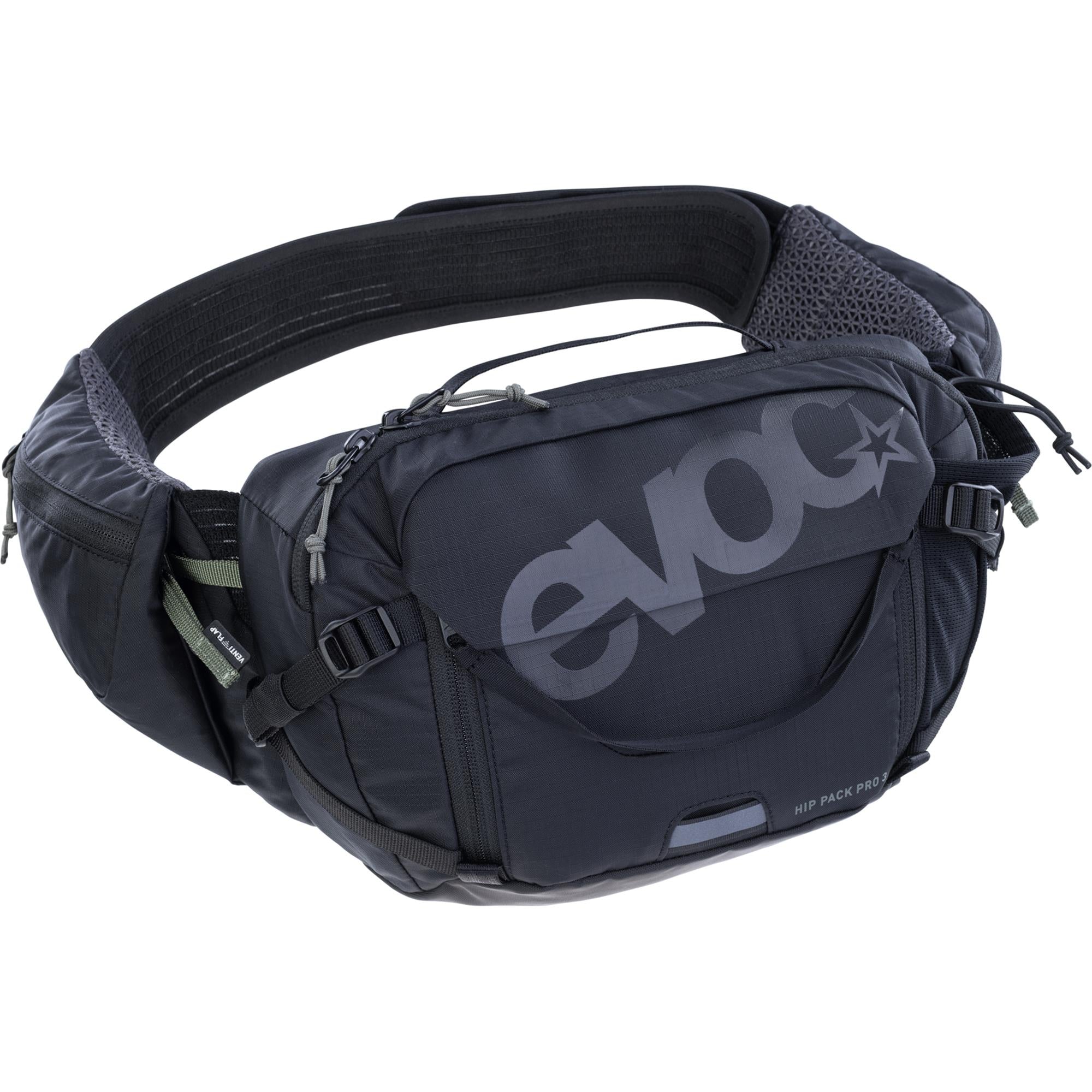 EVOC Hip Pack Pro Hydration Pack 3L With 1.5L Bladder Black