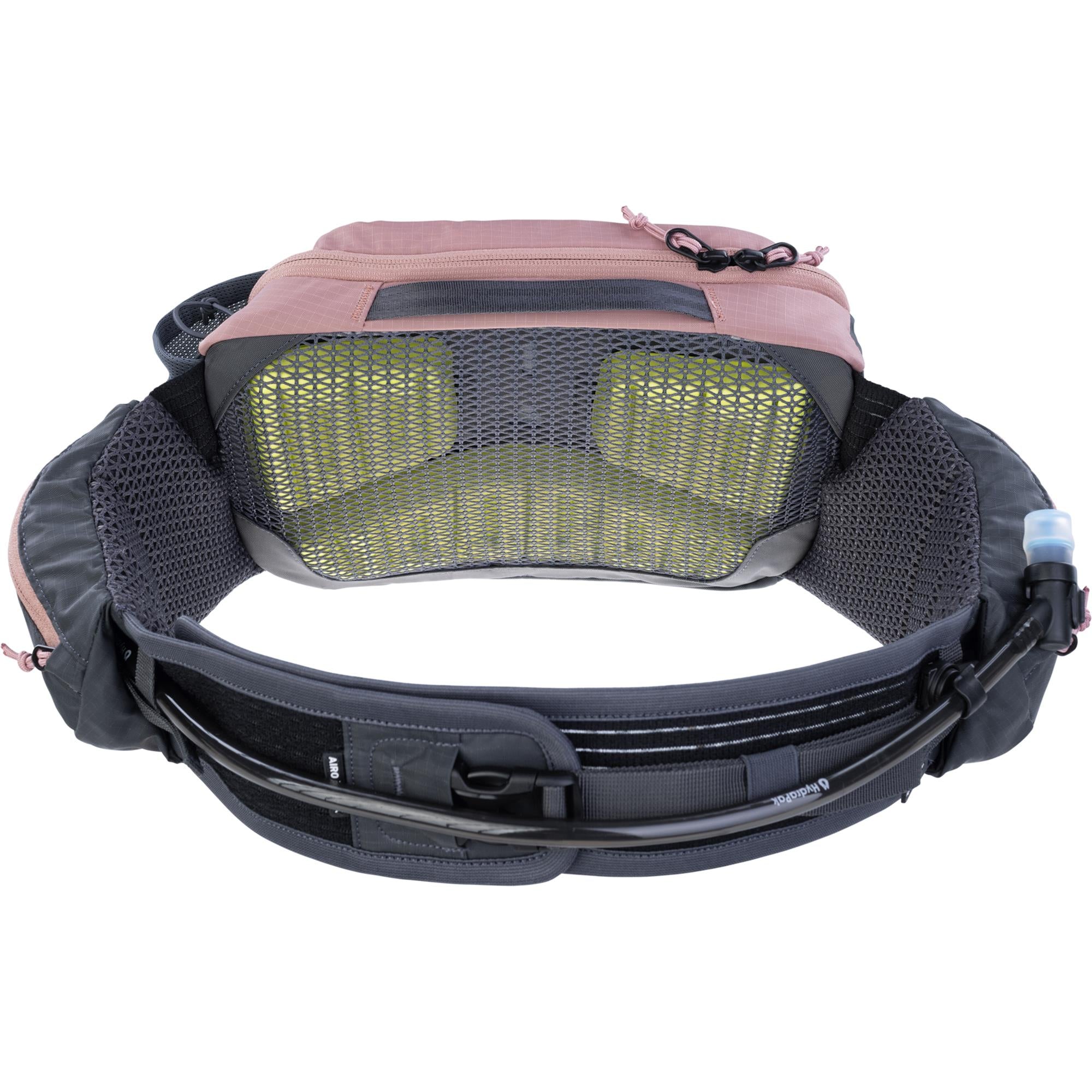 EVOC Hip Pack Pro Hydration Pack 3L With 1.5L Bladder Dusty Pink/Carbon Grey