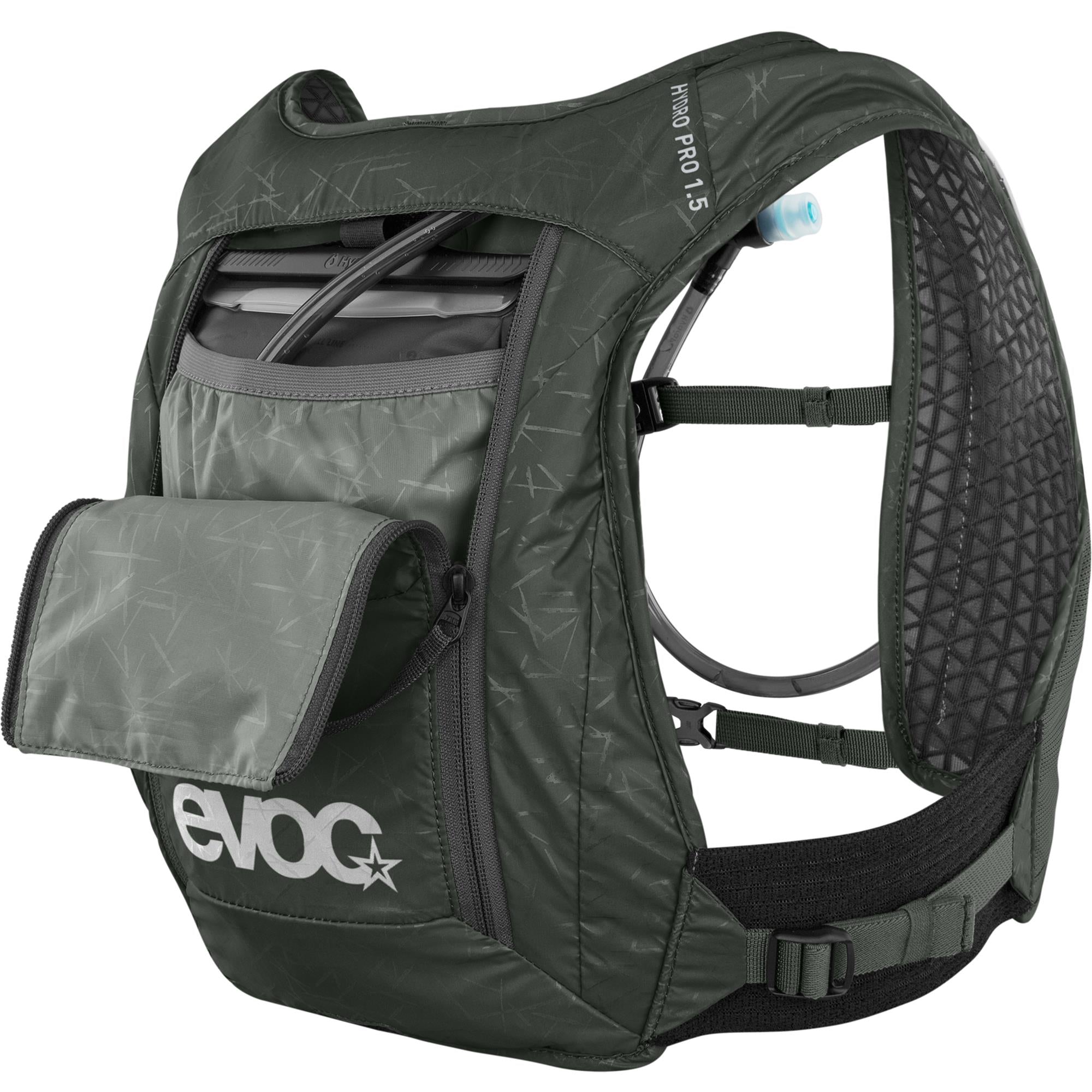 EVOC Hydro Pro Hydration Pack 1.5L With 1.5L Bladder Dark Olive
