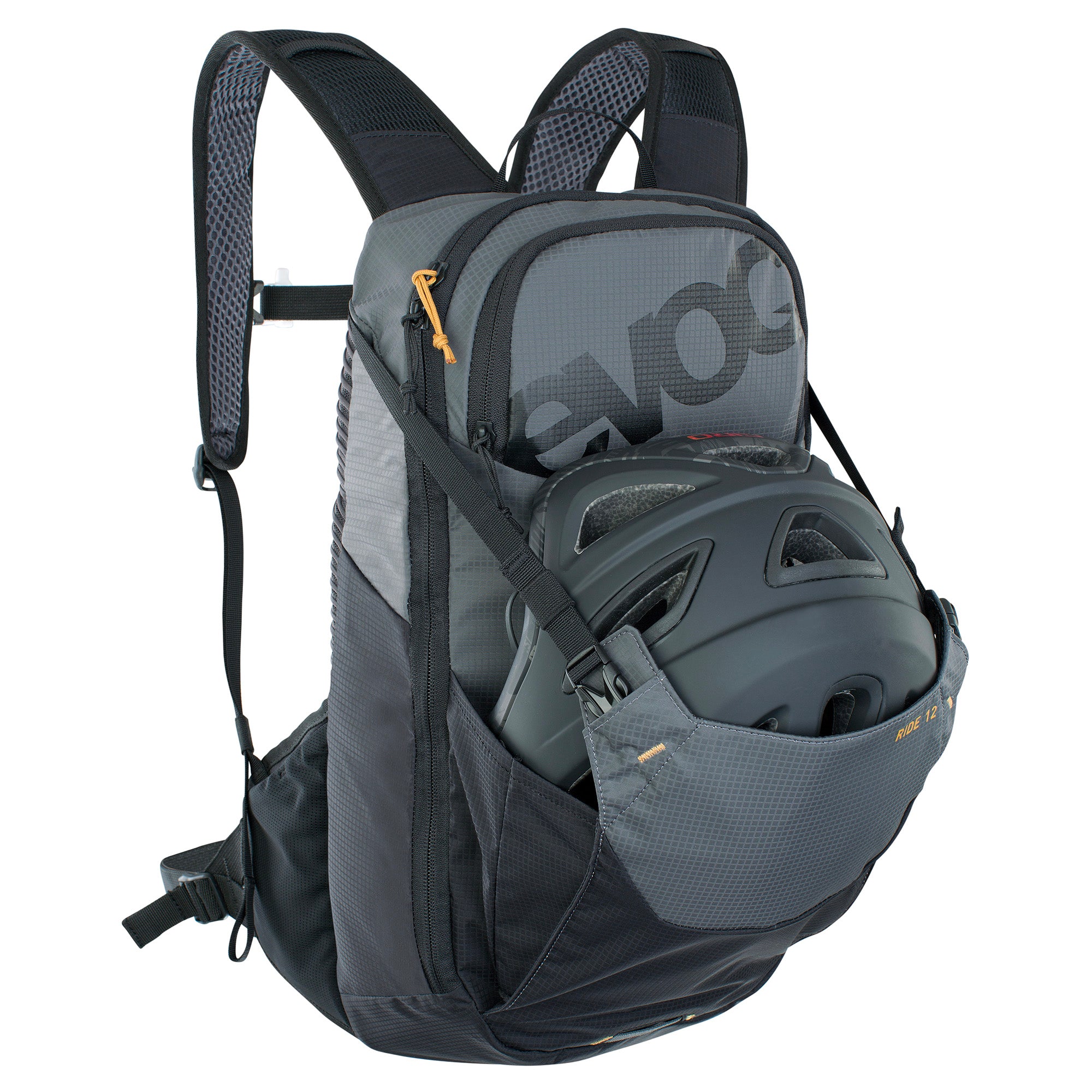 EVOC Ride Performance Backpack 12L With 2L Hydration Bladder Carbon Grey/Black