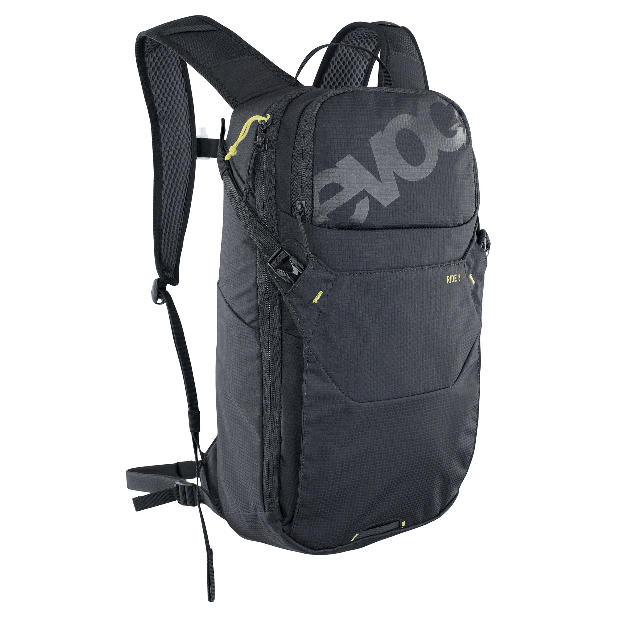 EVOC Ride Performance Backpack 8L With 2L Hydration Bladder Black