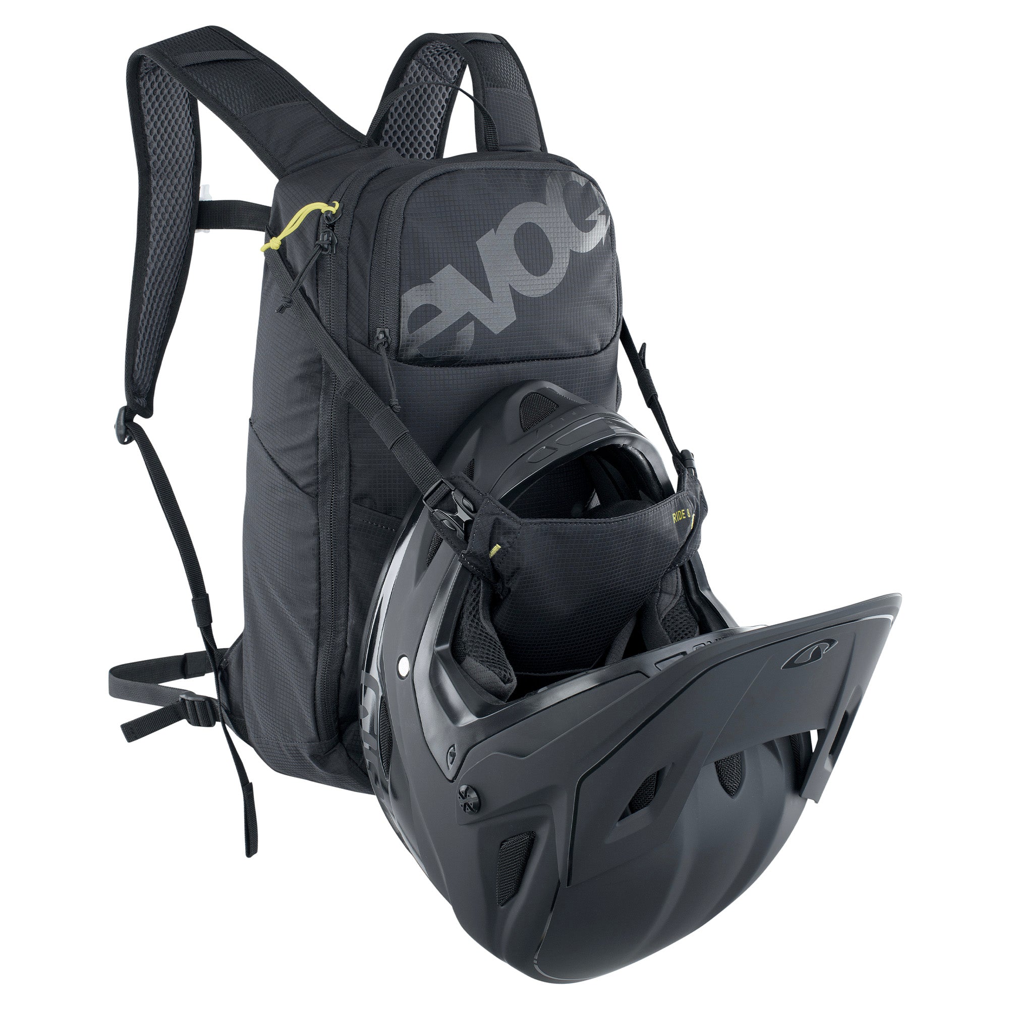 EVOC Ride Performance Backpack 8L With 2L Hydration Bladder Black