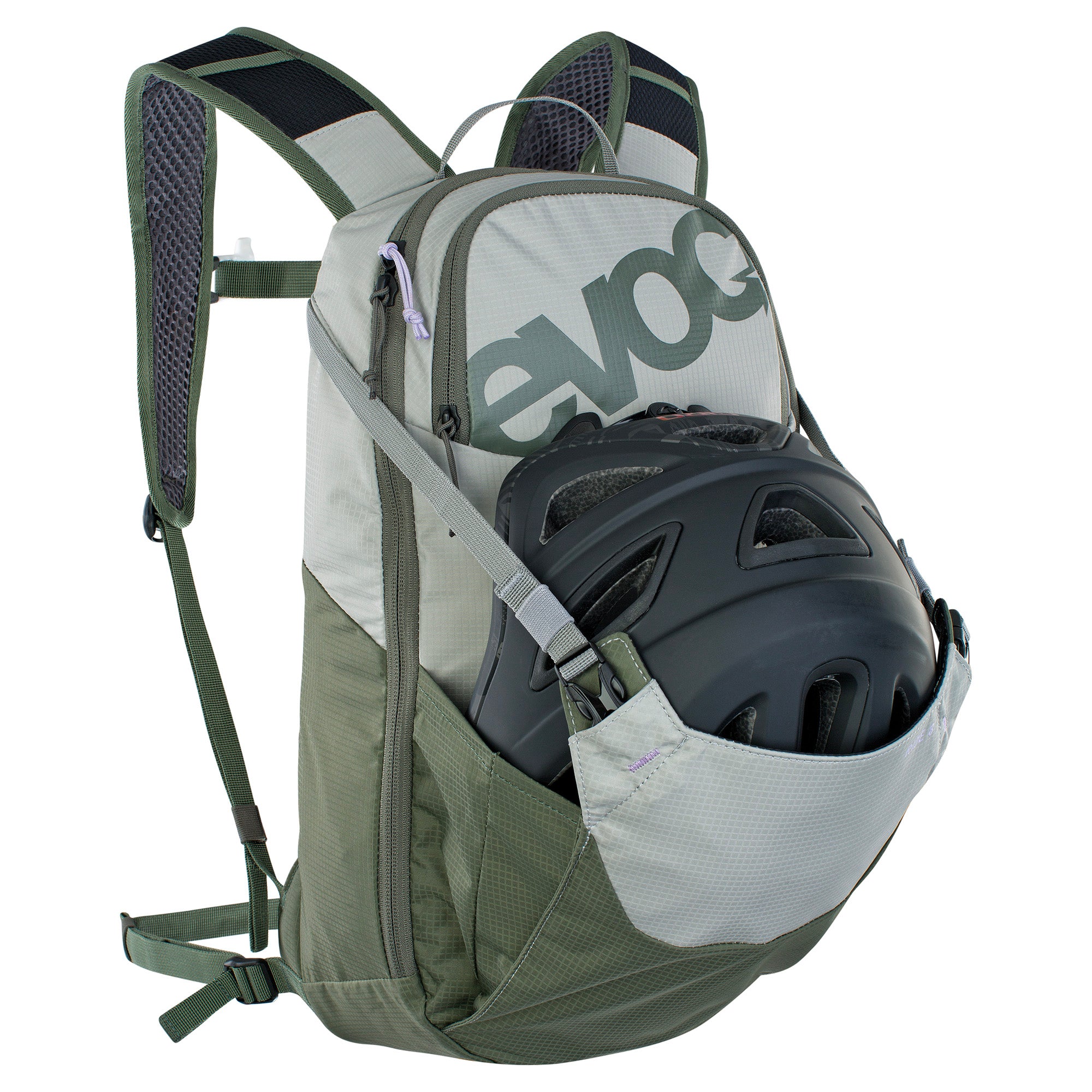 EVOC Ride Performance Backpack 8L With 2L Hydration Bladder Stone/Dark Olive
