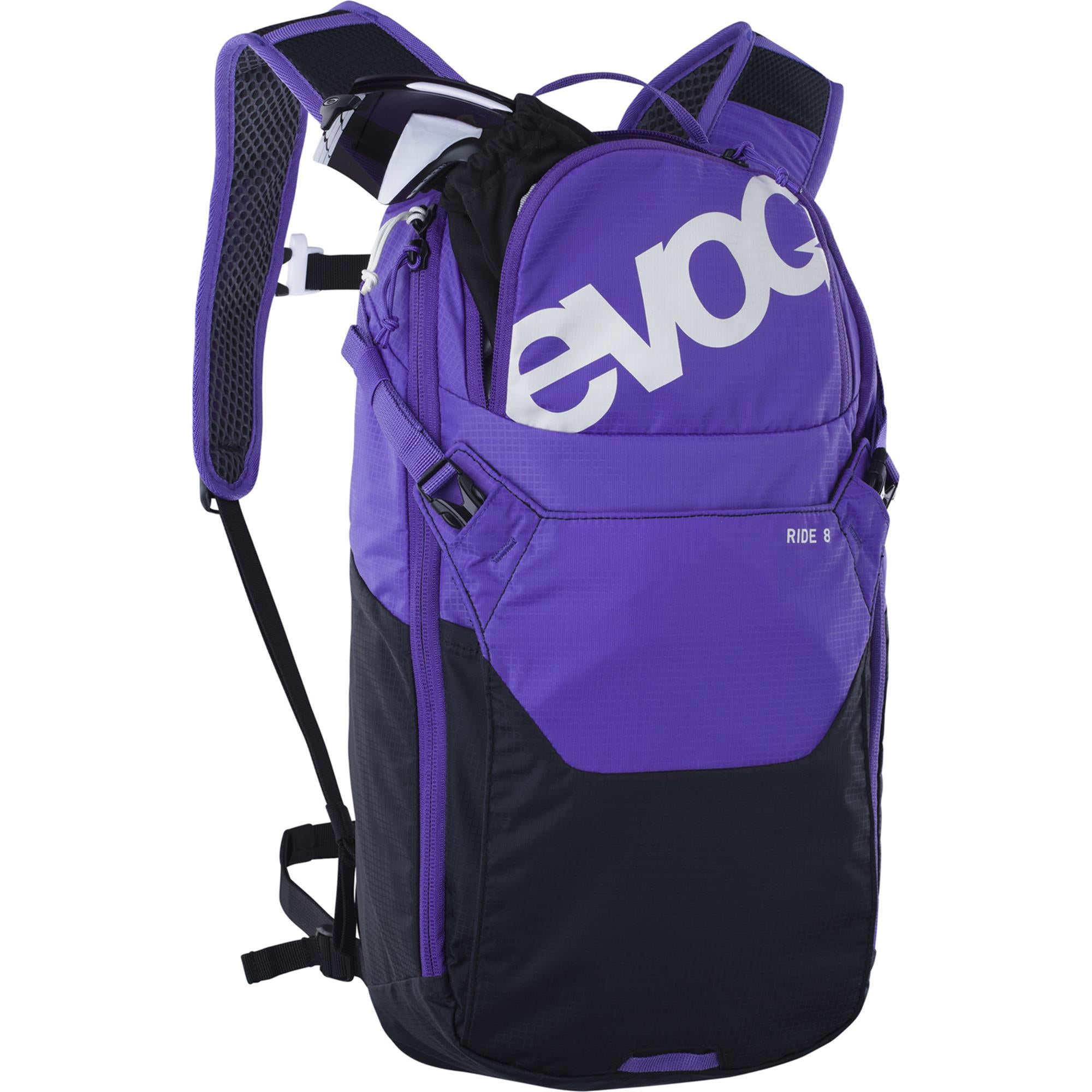 EVOC Ride Performance Backpack 8L With 2L Hydration Bladder Violet/Black