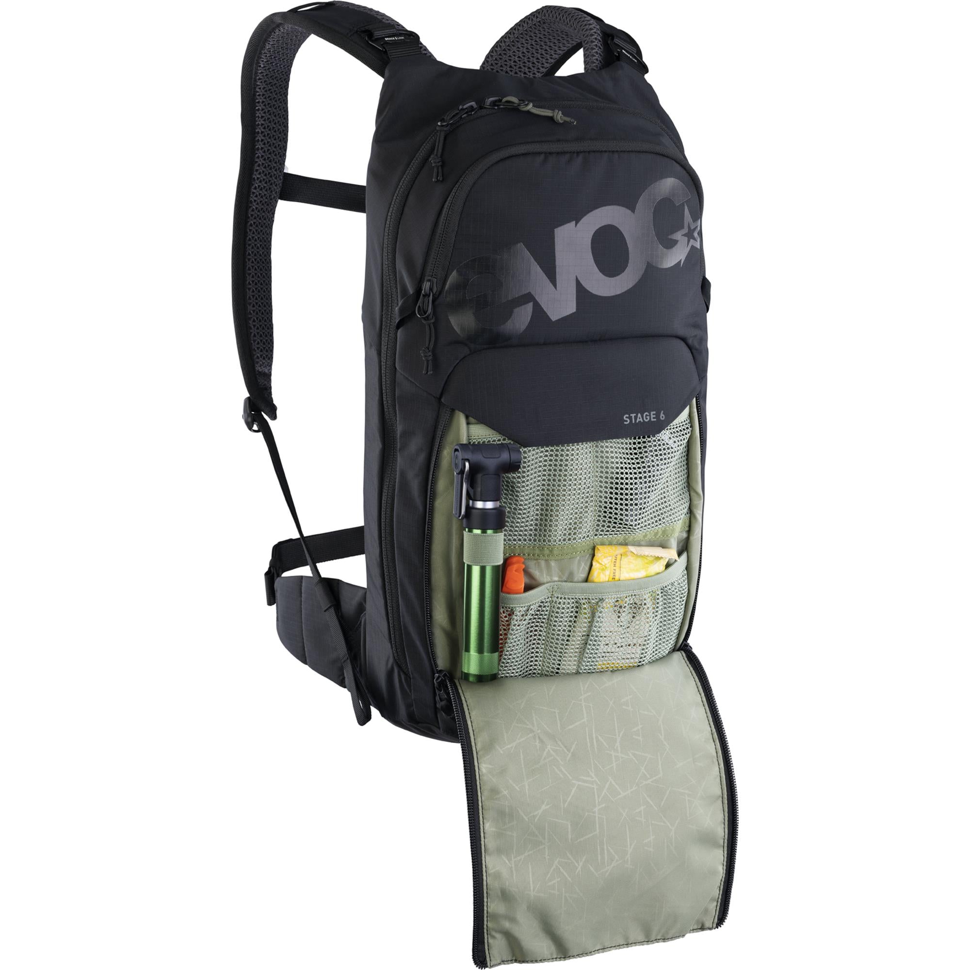 EVOC Stage Performance Backpack 6L With 2L Hydration Bladder Black